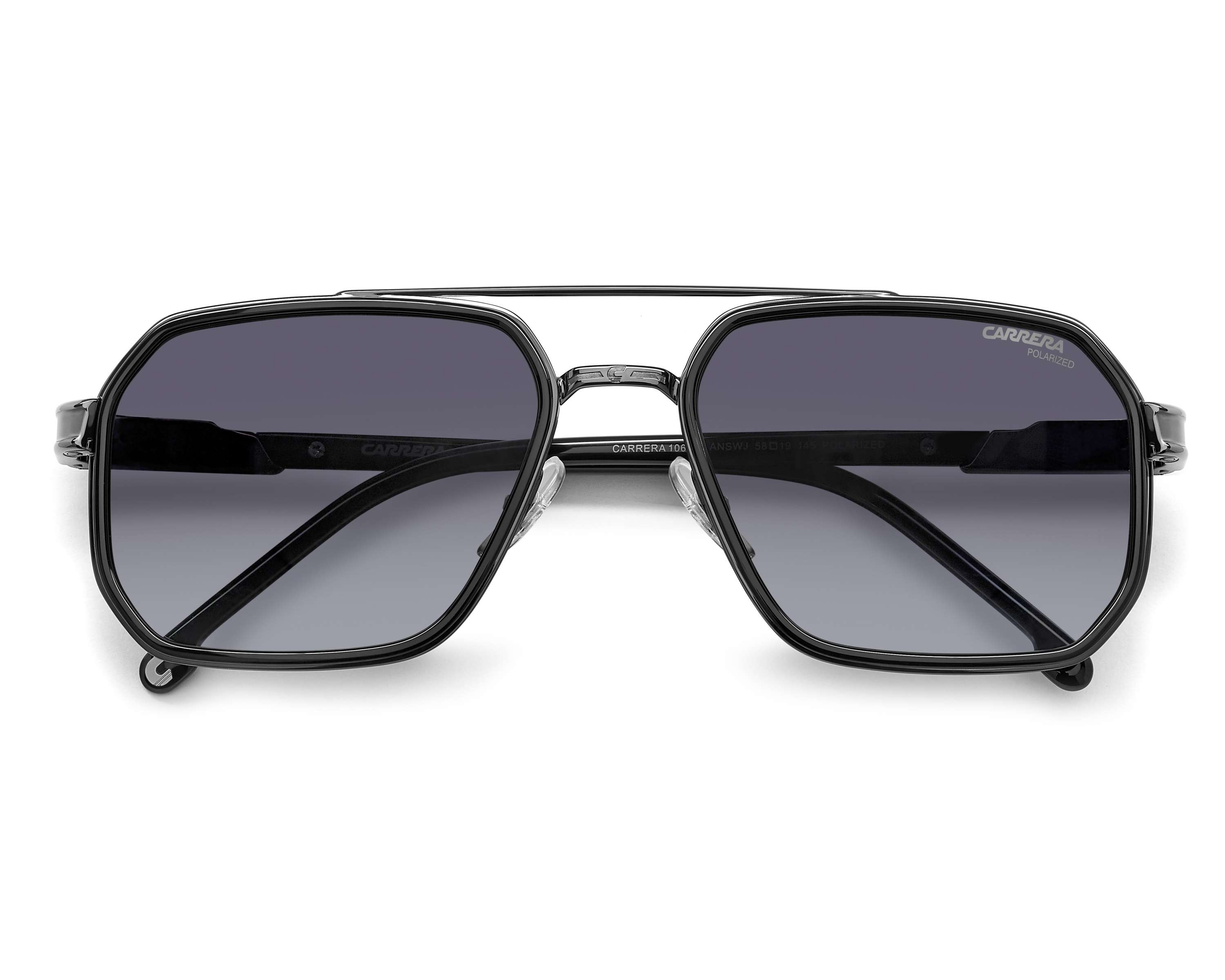 Carrera CARRERA-1069-S ANS/WJ 58-19 Noir Ruthénium 360-Grad-Ansicht 4