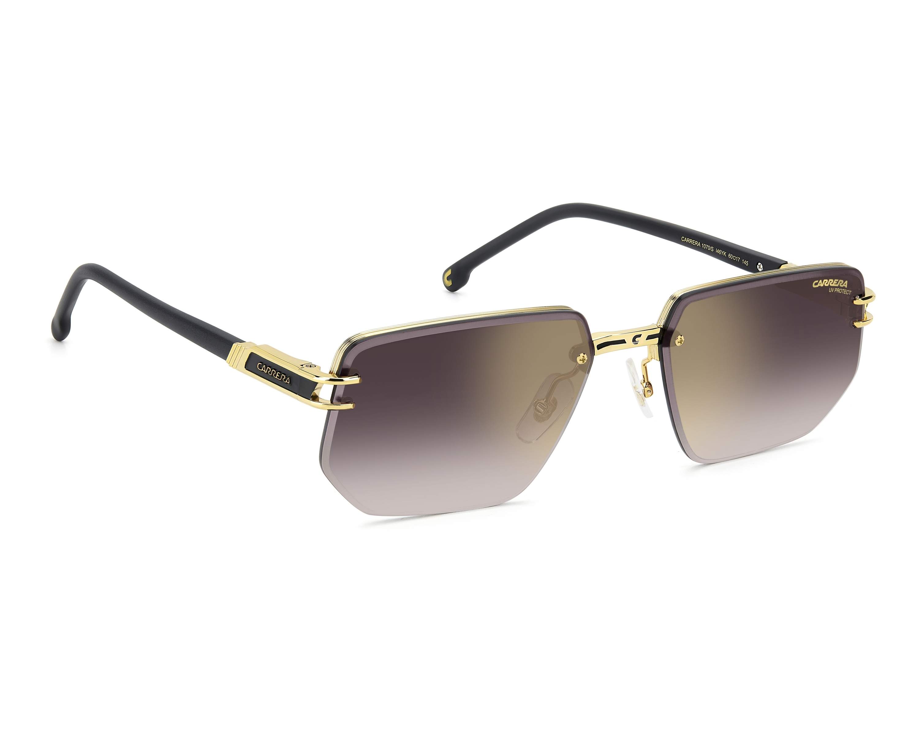 Carrera CARRERA-1070-S I46/YK 60-17 Black Gold 360-Grad-Ansicht 1