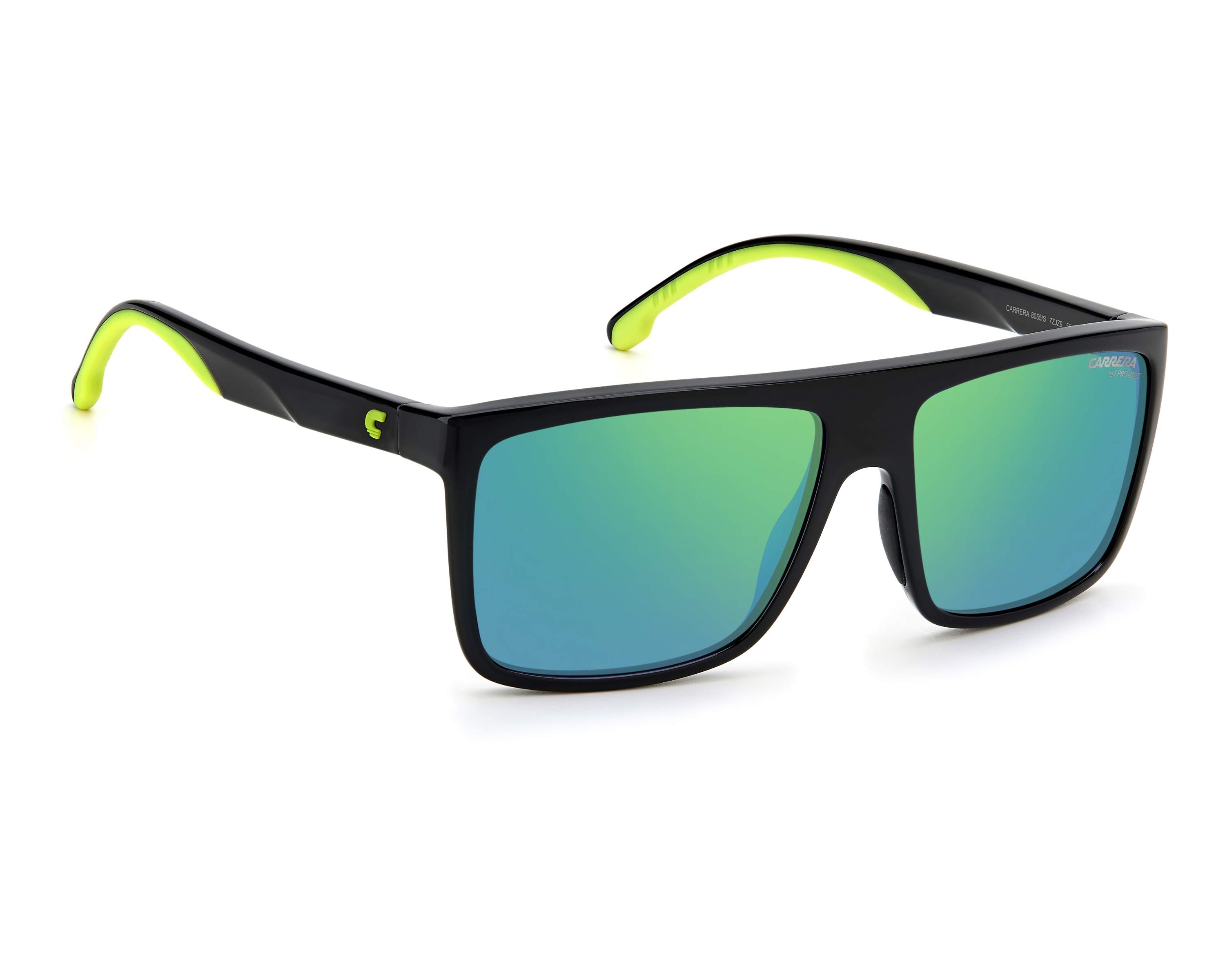 Carrera CARRERA-8055-S 7ZJ/Z9 58-16 schwarz grün Vorderansicht