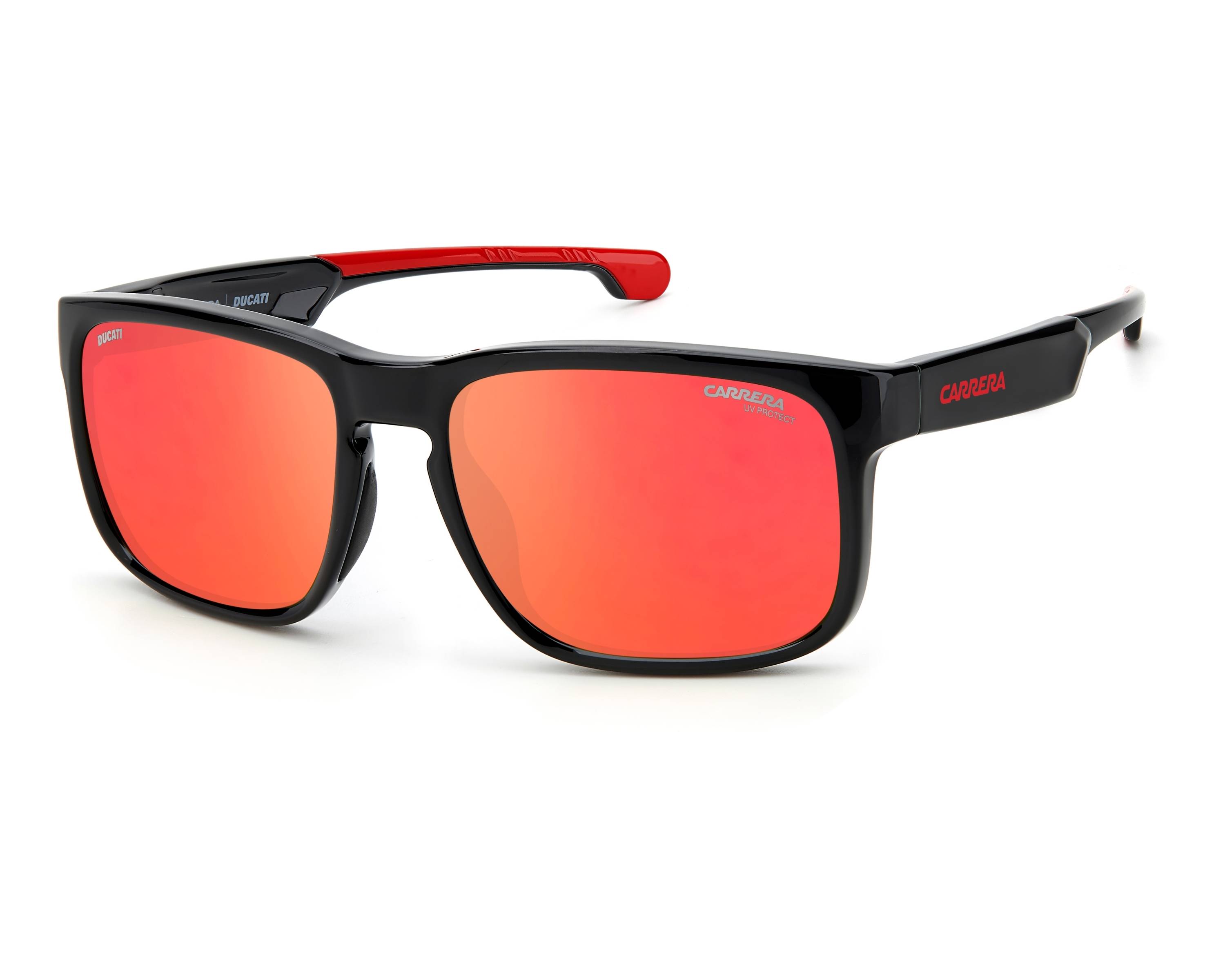Carrera CARDUC-001-S OIT/UZ  57-18 schwarz rot Profilansicht