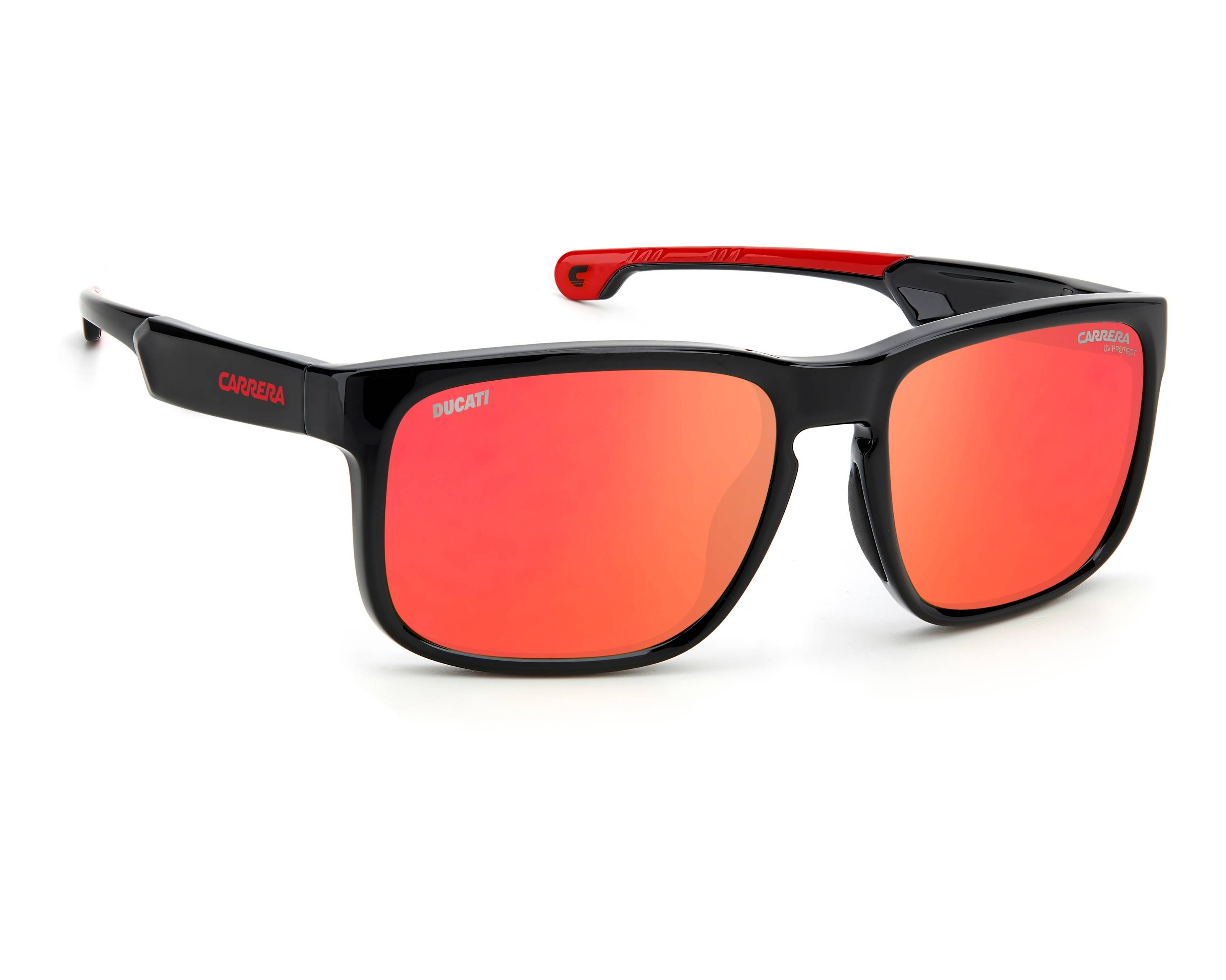 Carrera CARDUC-001-S OIT/UZ  57-18 schwarz rot Vorderansicht