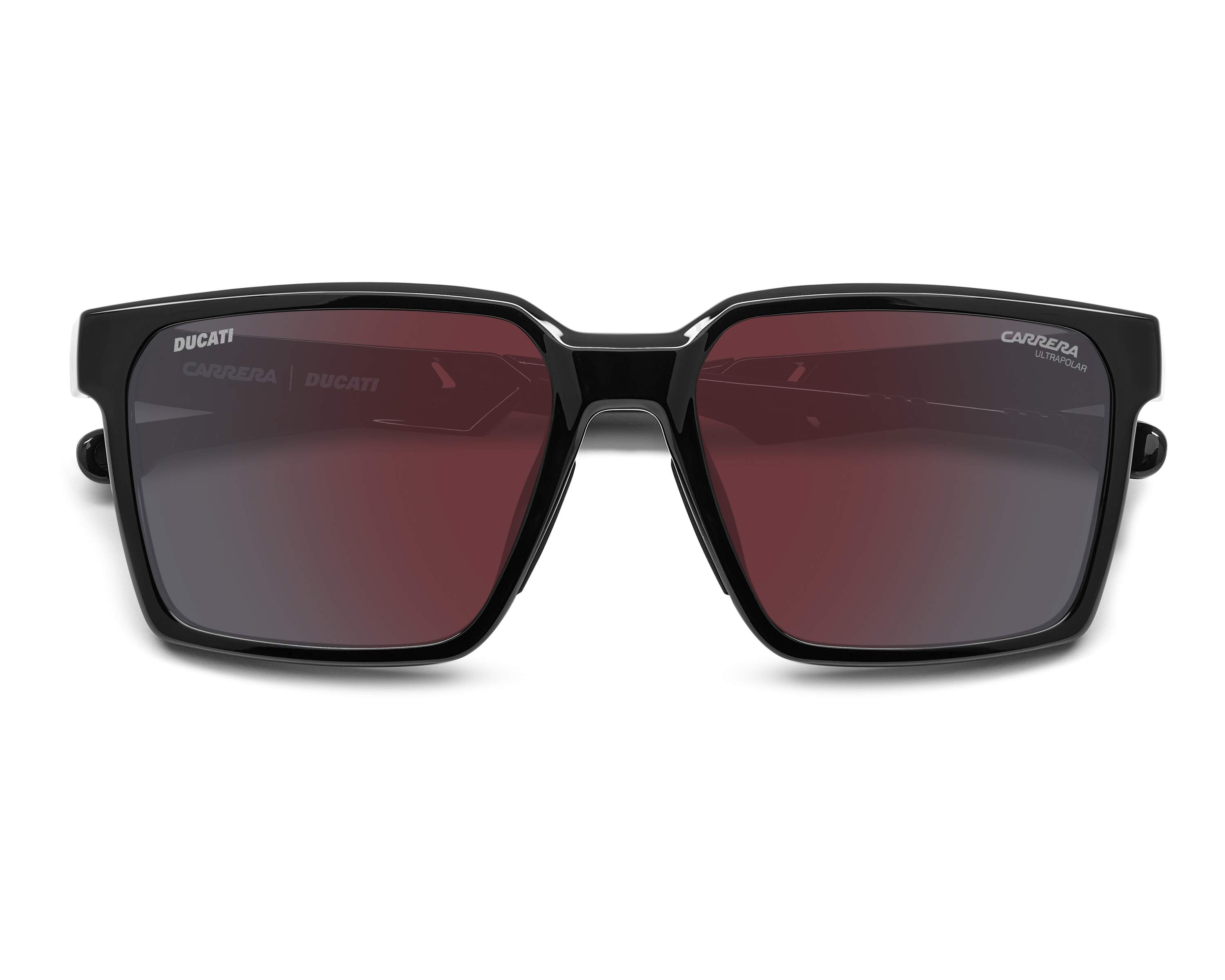Carrera CARDUC-045-S OIT/H4 56-17 schwarz rot 360-Grad-Ansicht 1