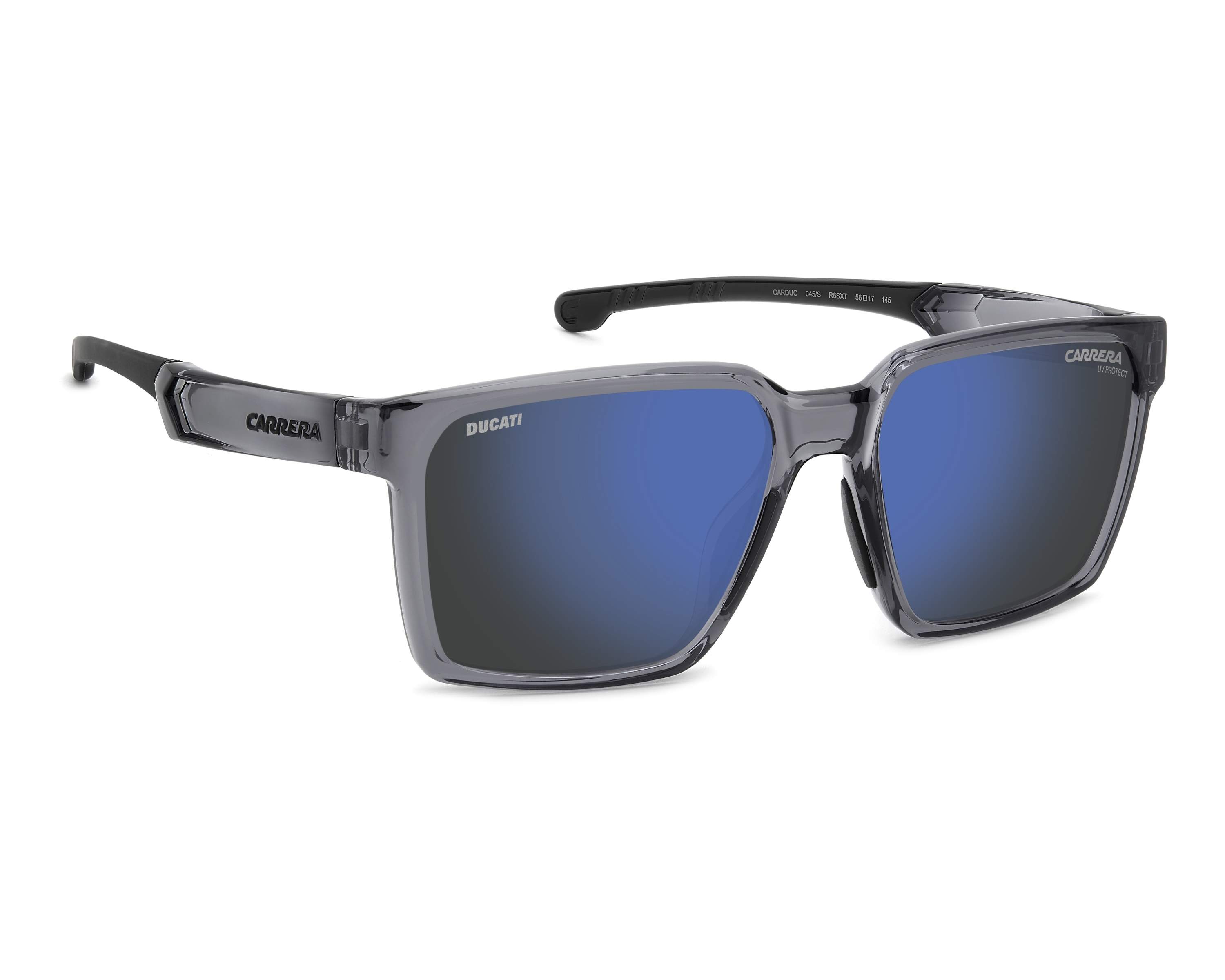 Carrera CARDUC-045-S R6S/XT 56-17 grau schwarz 360-Grad-Ansicht 1