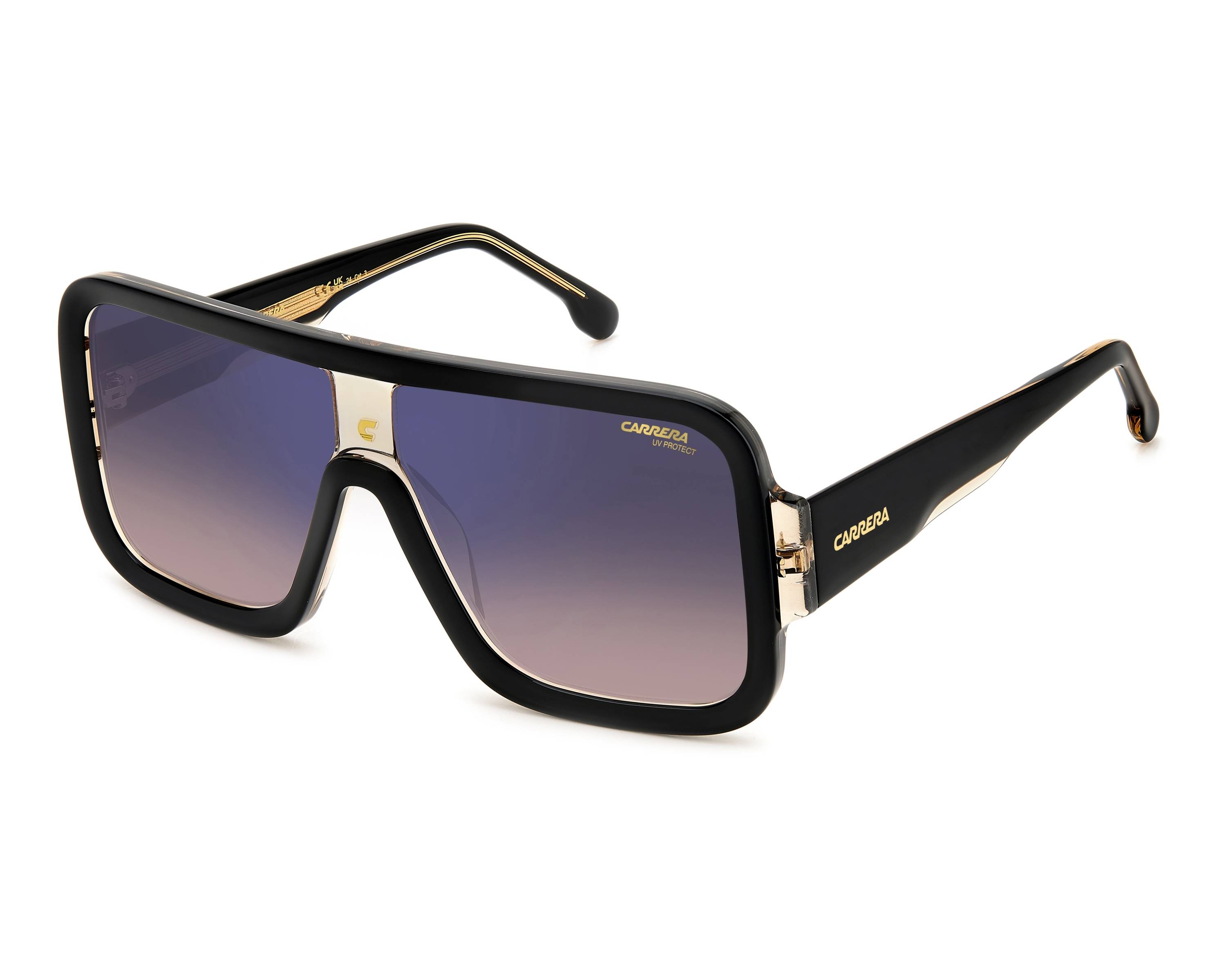 Carrera FLAGLAB-14 0WM/A8 62-11 schwarz beige 360-Grad-Ansicht 1