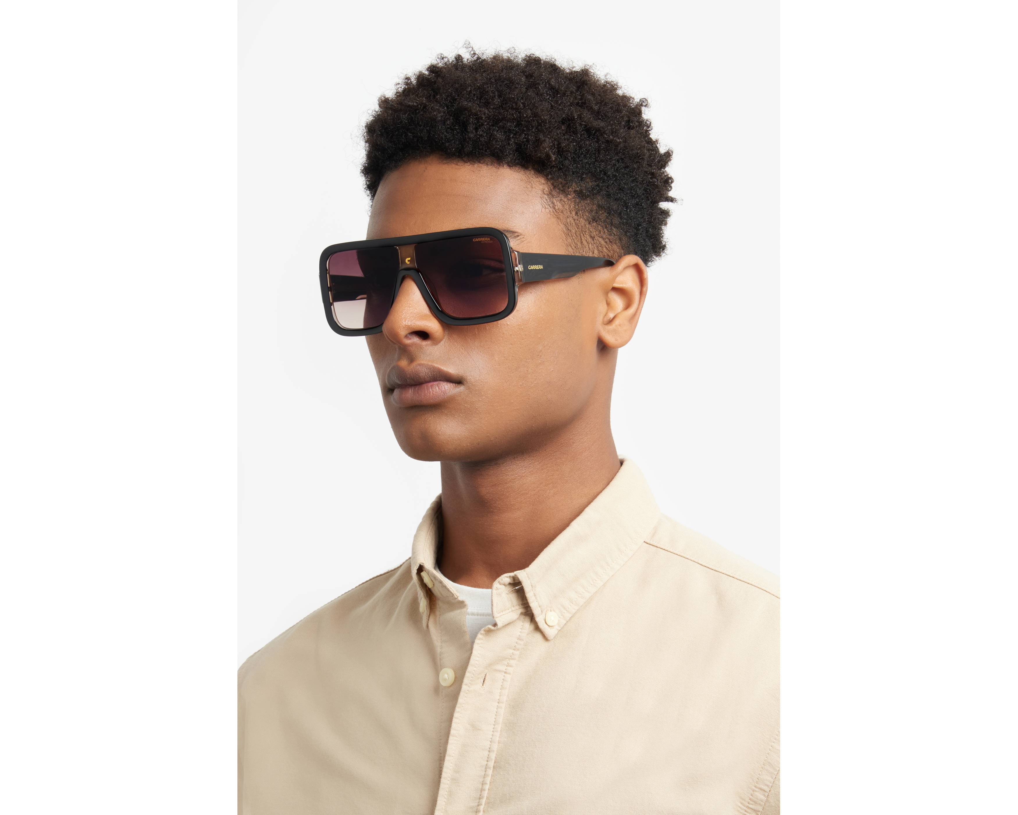 Carrera FLAGLAB-14 0WM/A8 62-11 schwarz beige 360-Grad-Ansicht 6