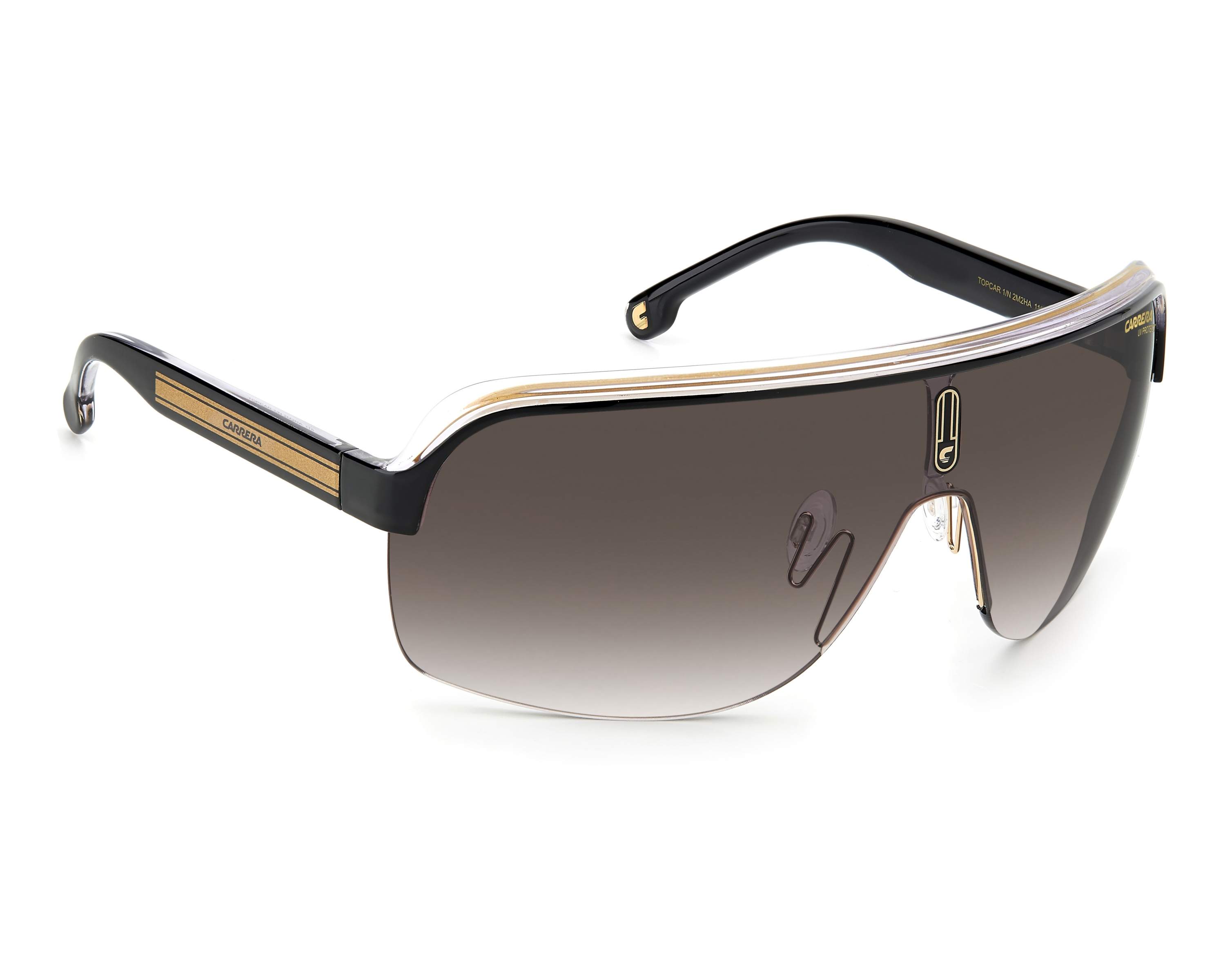 Carrera TOPCAR-1-N 2M2/HA - schwarz gold Vorderansicht