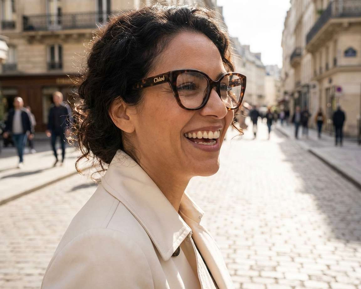 Chloe CH0241O 002 53-17 havana  360-Grad-Ansicht 5