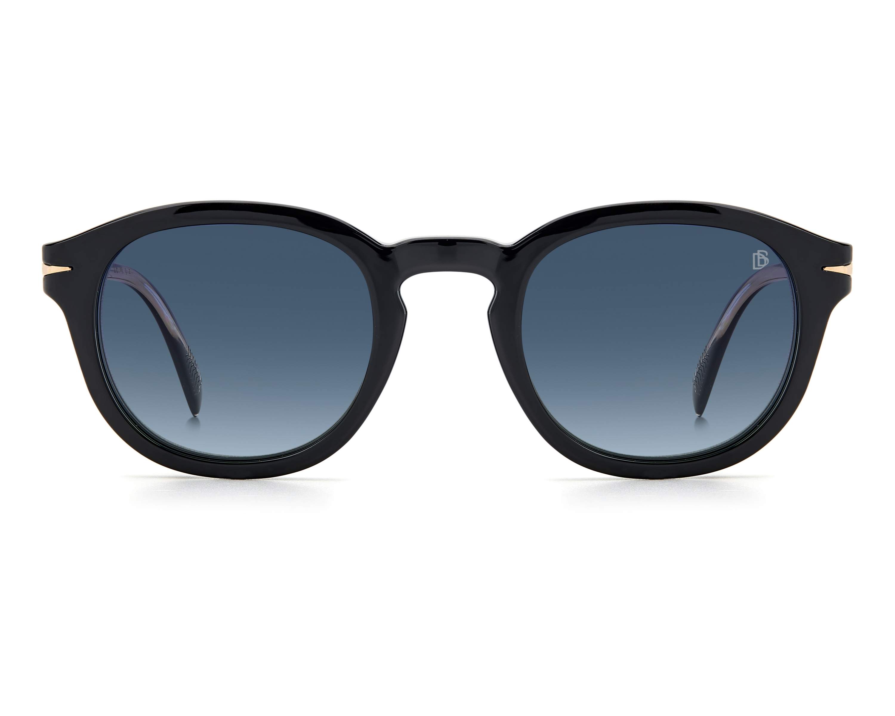 David Beckham DB-1080-CS 2M2/Z7 49-24 schwarz gold 360-Grad-Ansicht 3