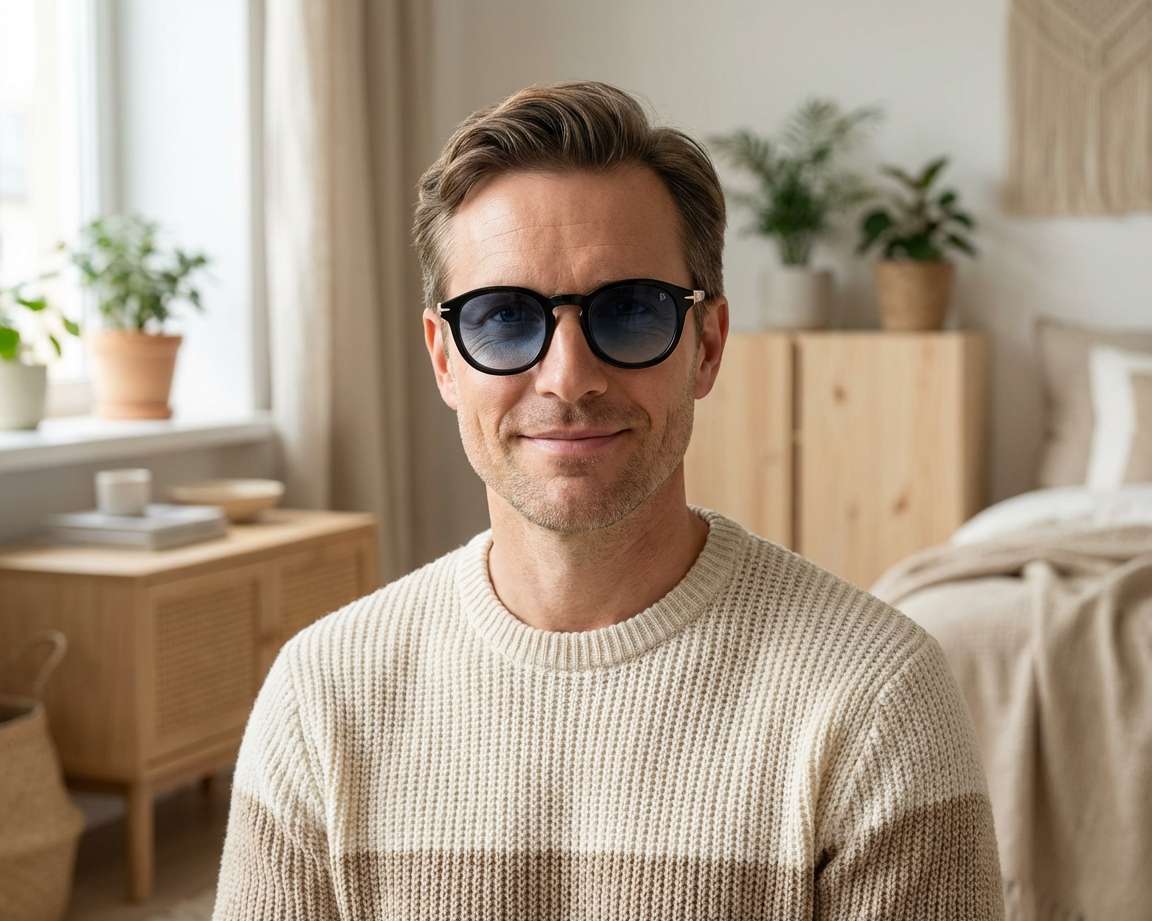 David Beckham DB-1080-CS 2M2/Z7 49-24 schwarz gold 360-Grad-Ansicht 8