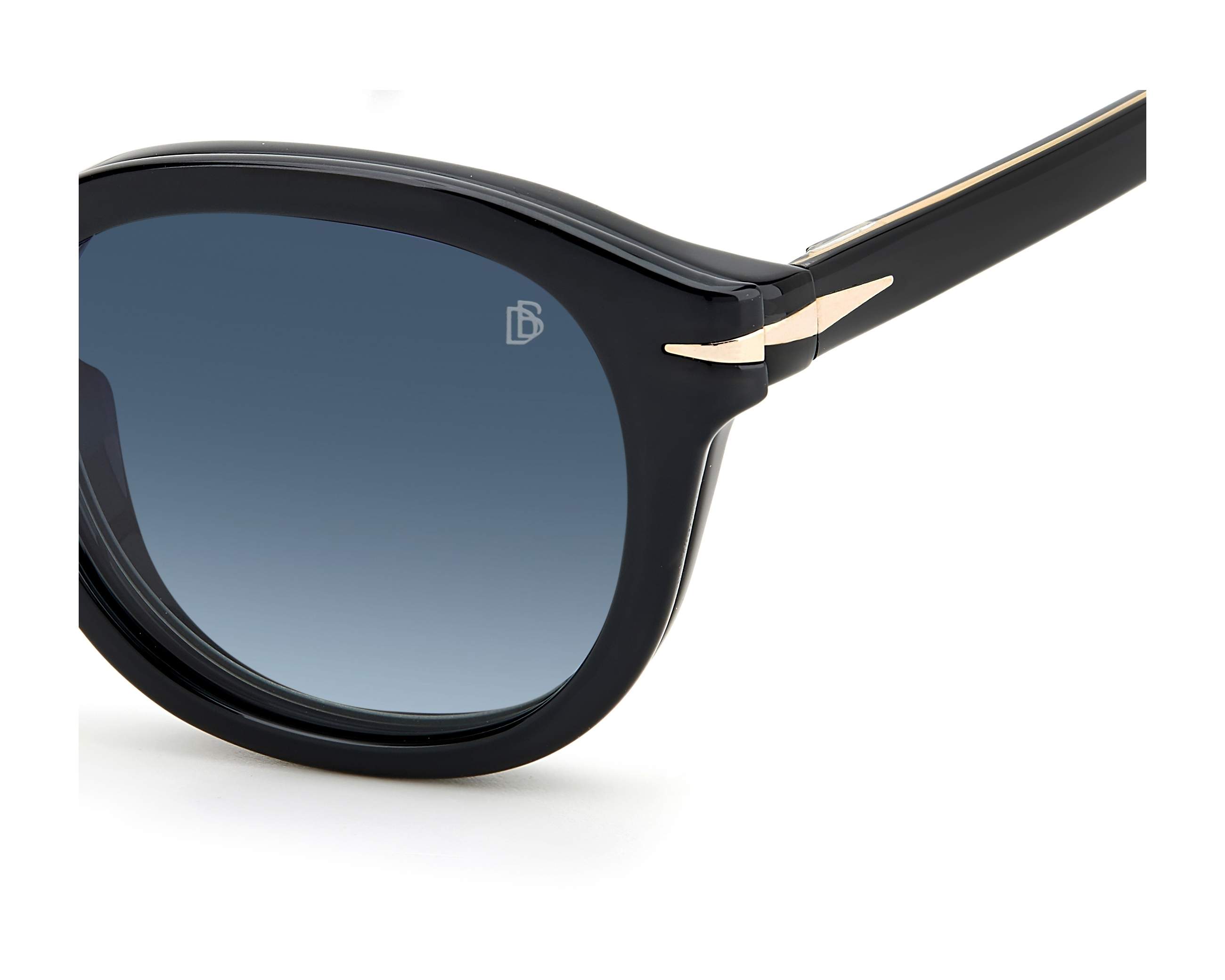 David Beckham DB-1080-CS 2M2/Z7 49-24 schwarz gold 360-Grad-Ansicht 5