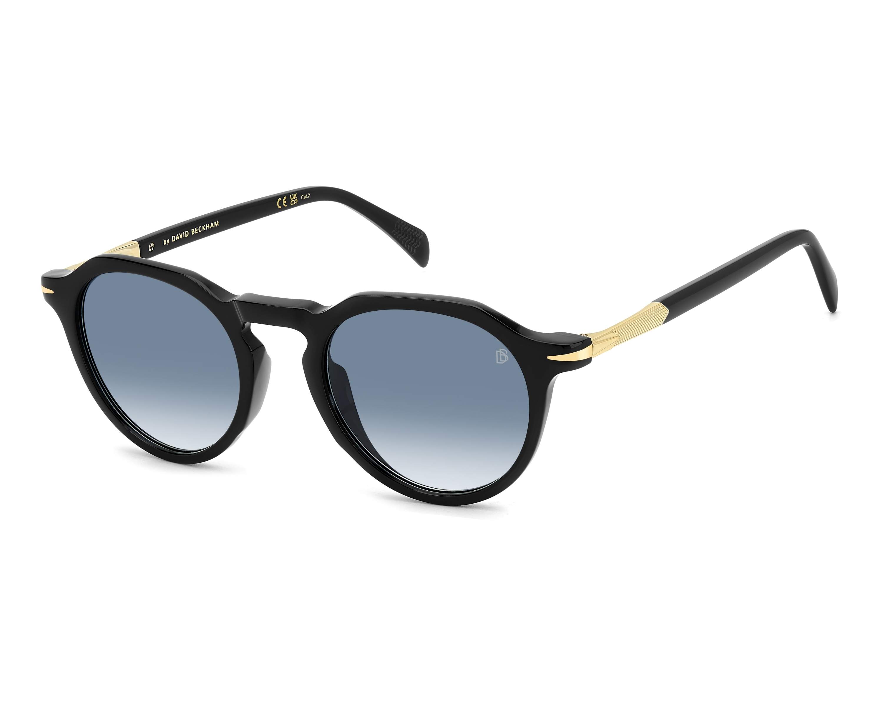 David Beckham DB-1171-S 2M2/8 50-21 schwarz gold 360-Grad-Ansicht 1