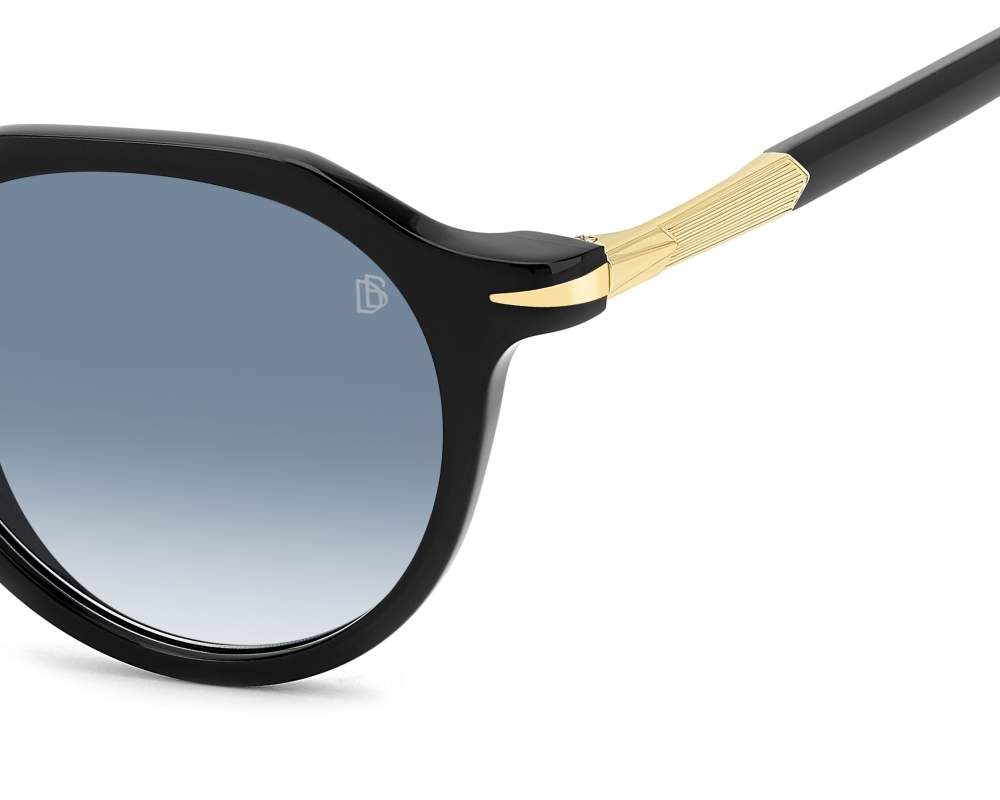 David Beckham DB-1171-S 2M2/8 50-21 schwarz gold 360-Grad-Ansicht 4