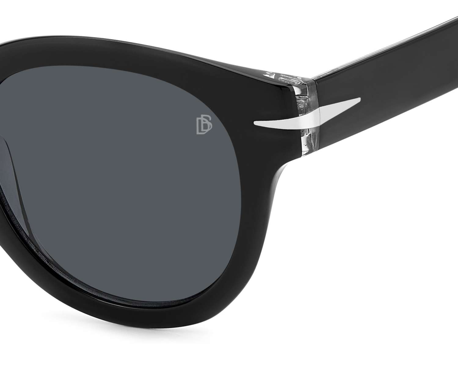 David Beckham DB-7041-S-FLAT 7C5/IR 49-25 schwarz kristall andere Ansicht