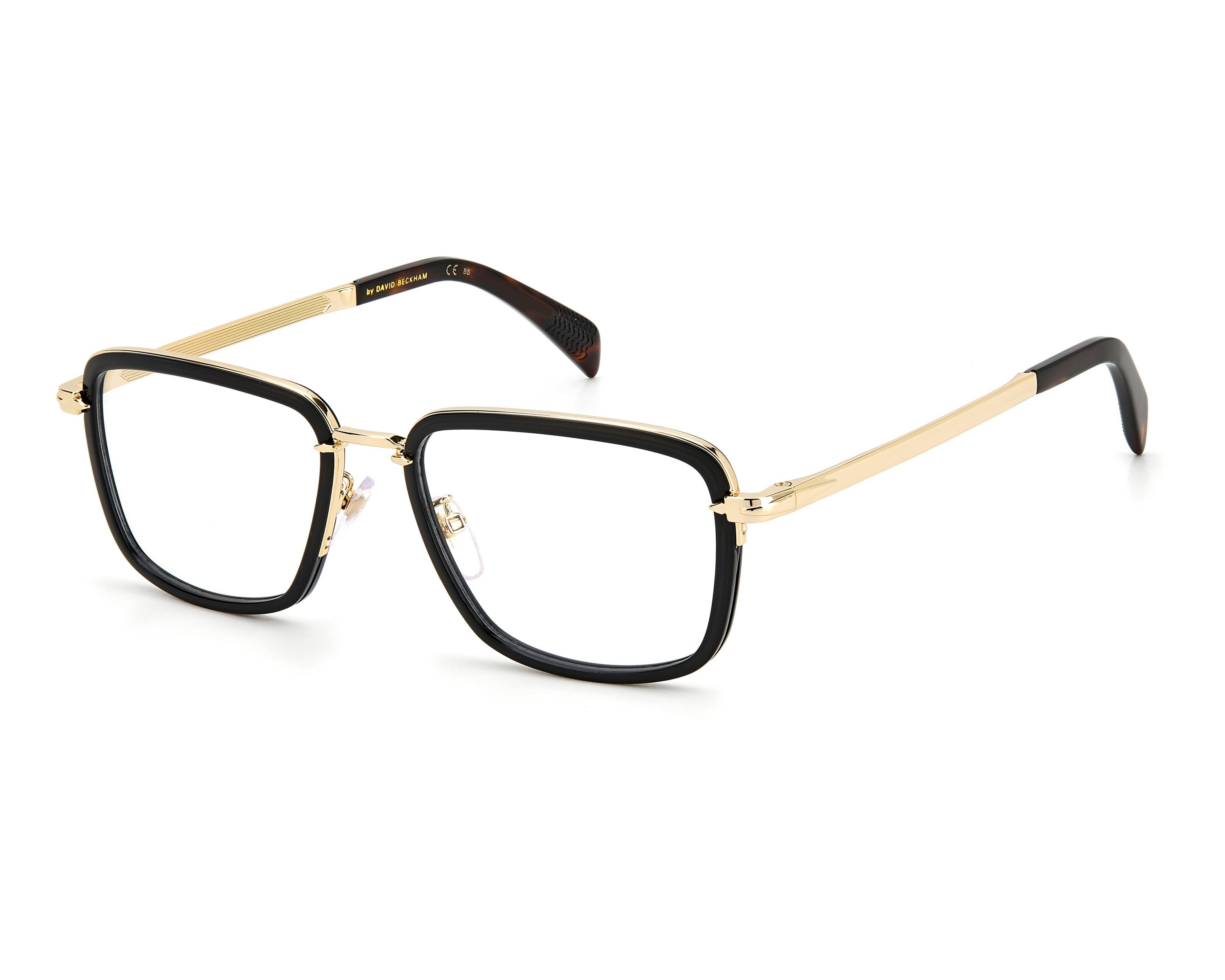 David Beckham DB-7072-F RHL - gold schwarz 360-Grad-Ansicht 1
