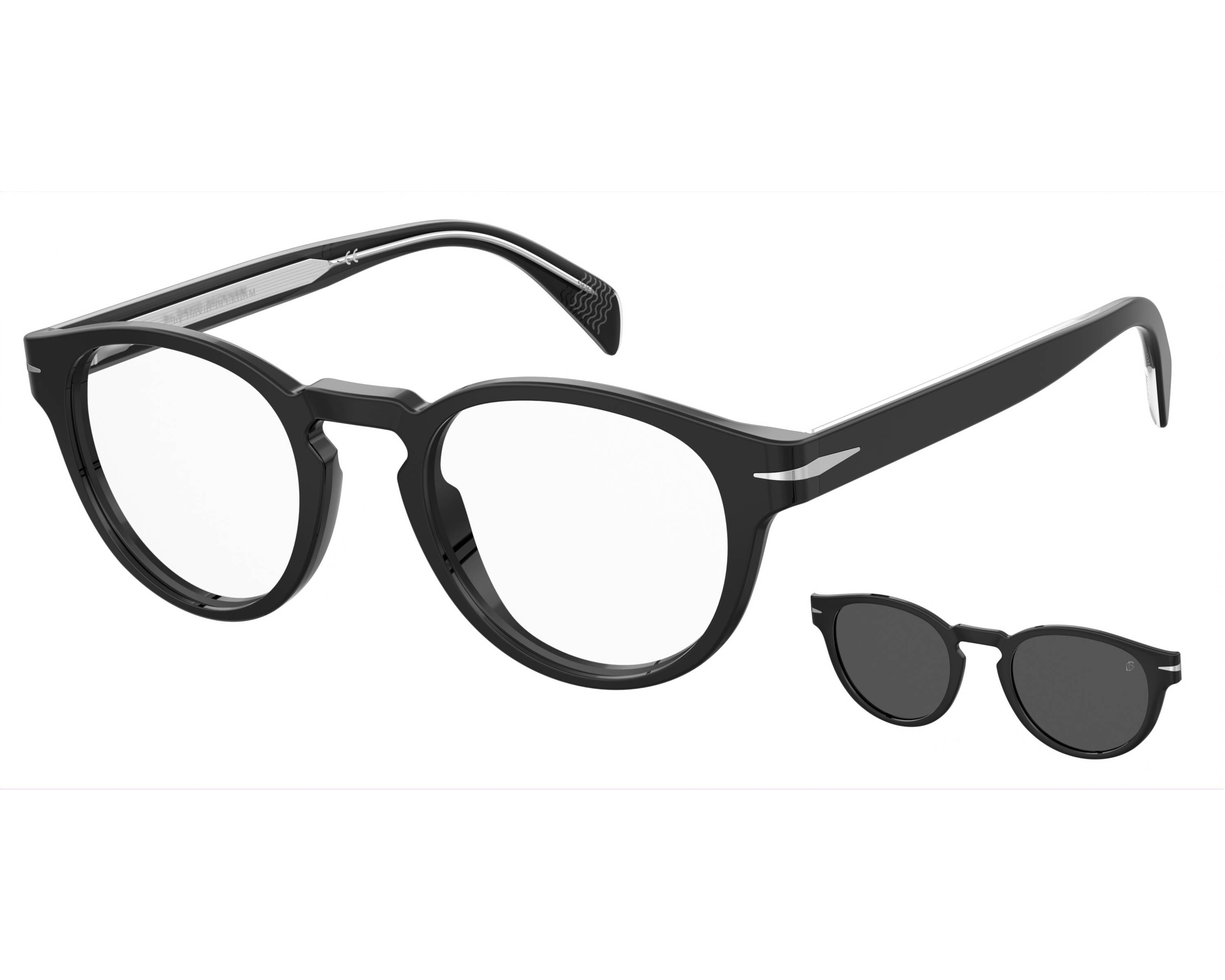 David Beckham DB-7104-CS 807/M9 49-21 schwarz  360-Grad-Ansicht 4