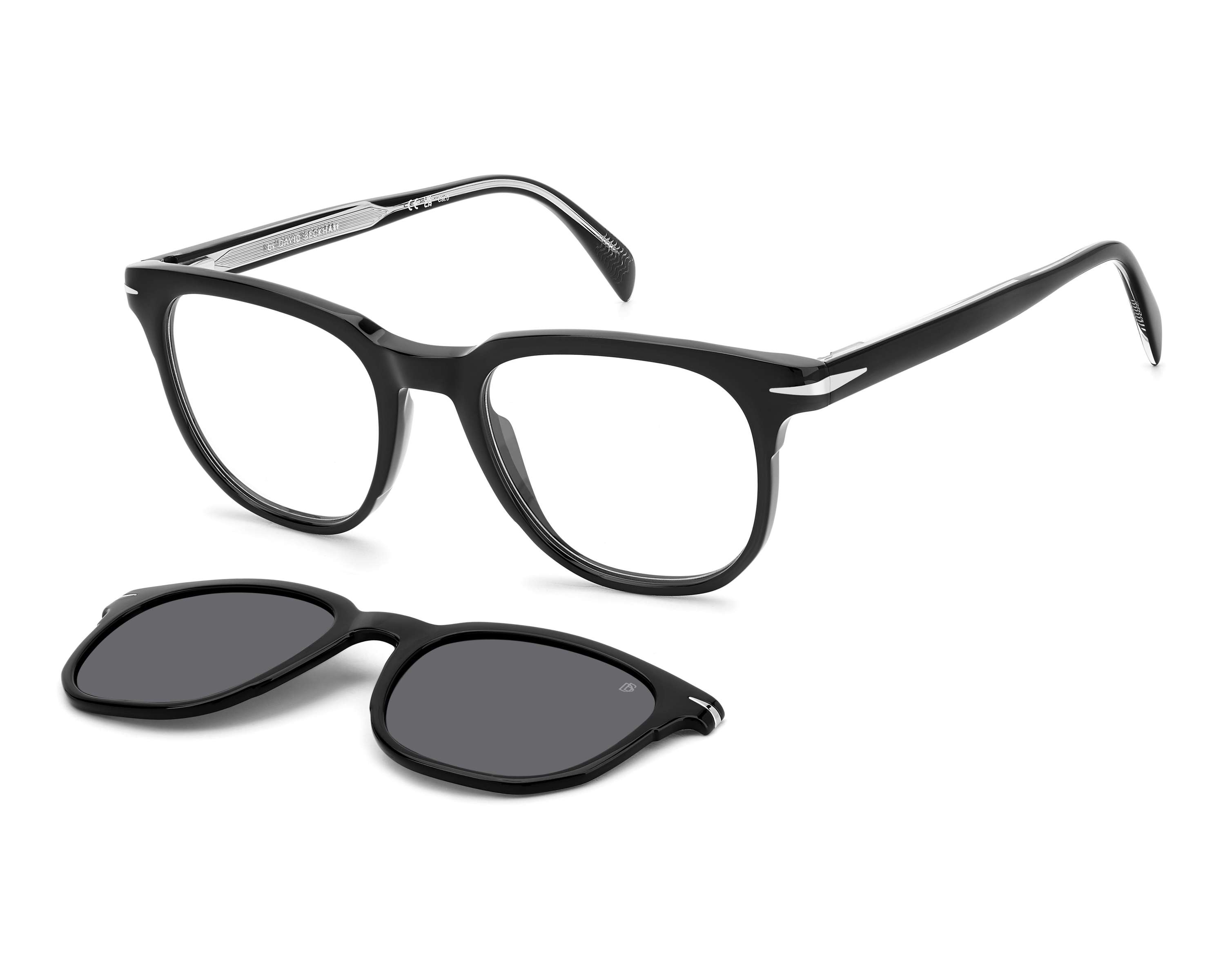 David Beckham DB-7120-CS 807/M9 51-20 Noir  360-Grad-Ansicht 1