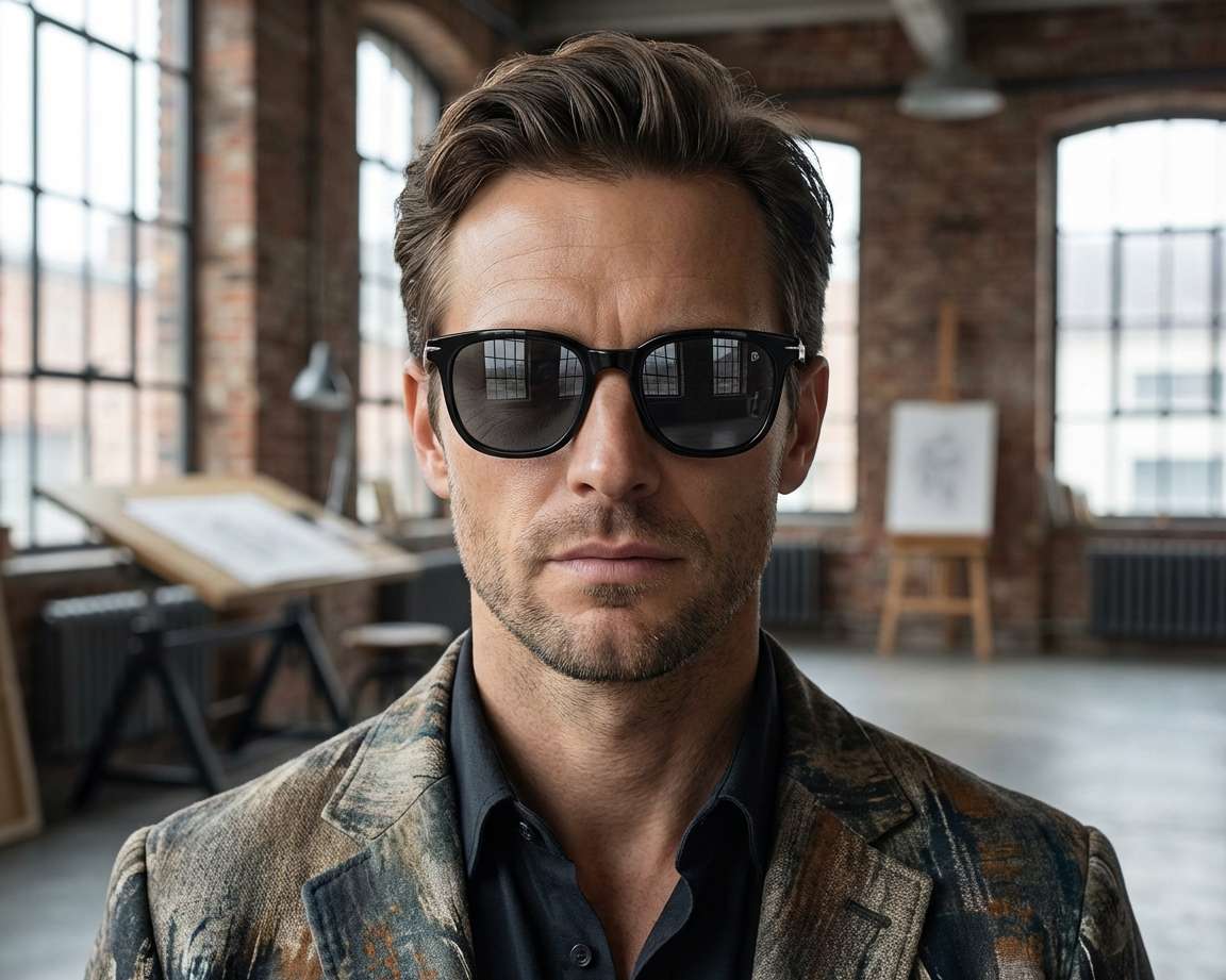 David Beckham DB-7120-CS 807/M9 51-20 Noir  360-Grad-Ansicht 7