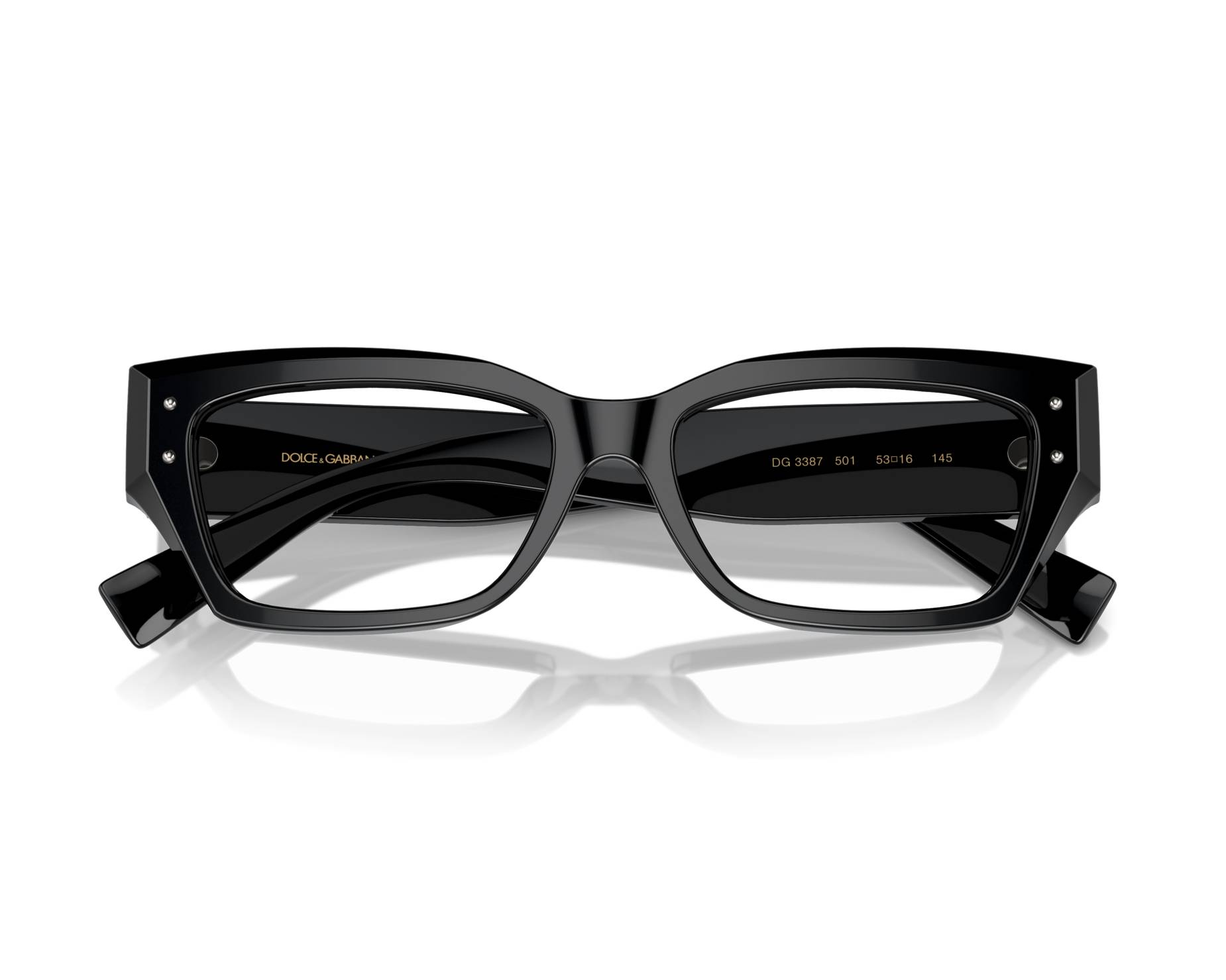 Dolce & Gabbana DG3387 501 53-16 Black  360-Grad-Ansicht 2