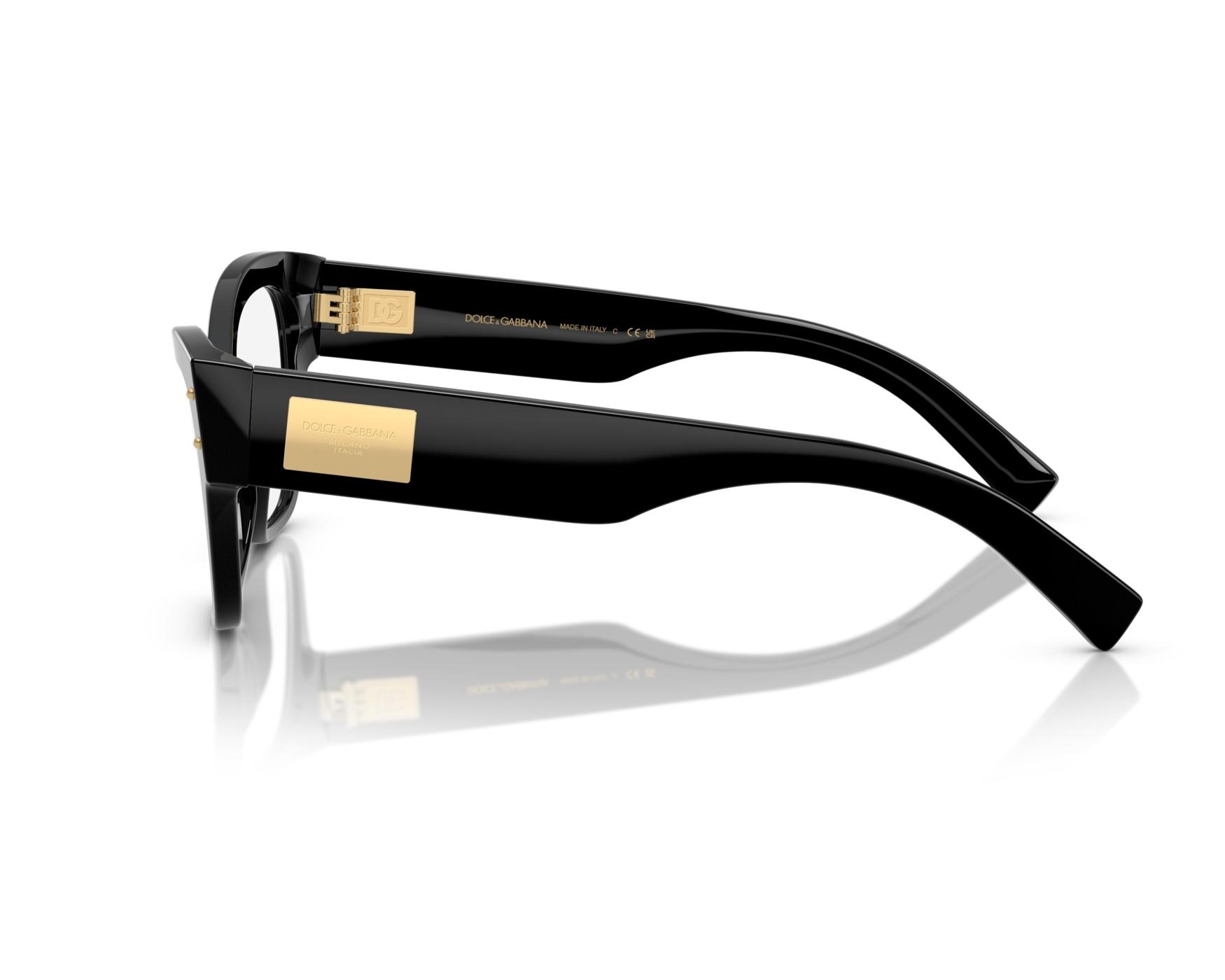 Dolce & Gabbana DG3404 501 54-17 Noir  360-Grad-Ansicht 2