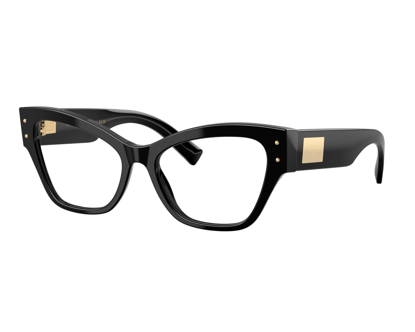 Dolce & Gabbana DG3404 501 54-17 Noir  360-Grad-Ansicht 3