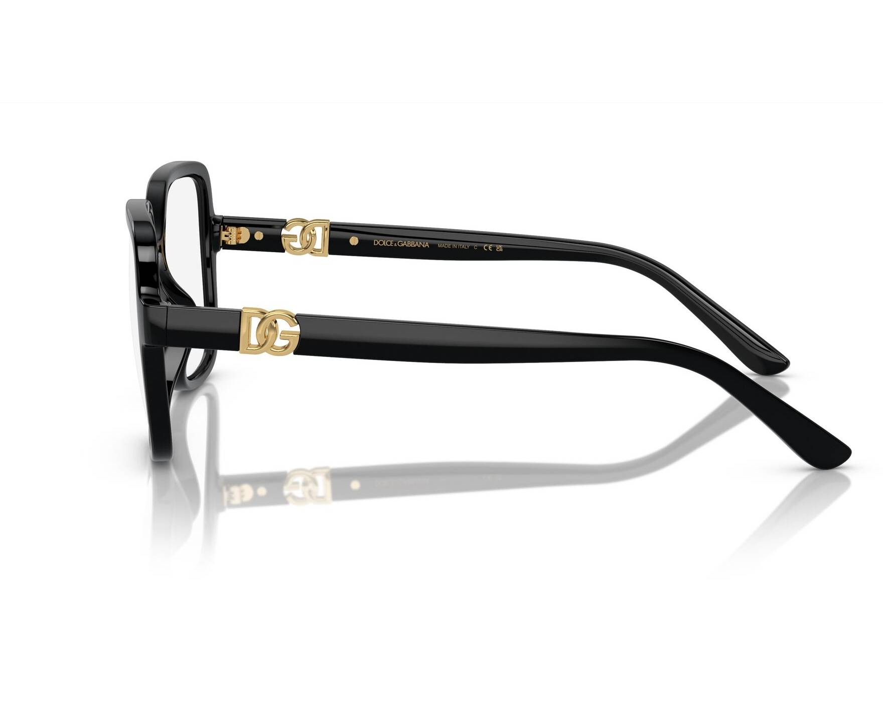 Dolce & Gabbana DG5105U 501 53-18 schwarz  360-Grad-Ansicht 6