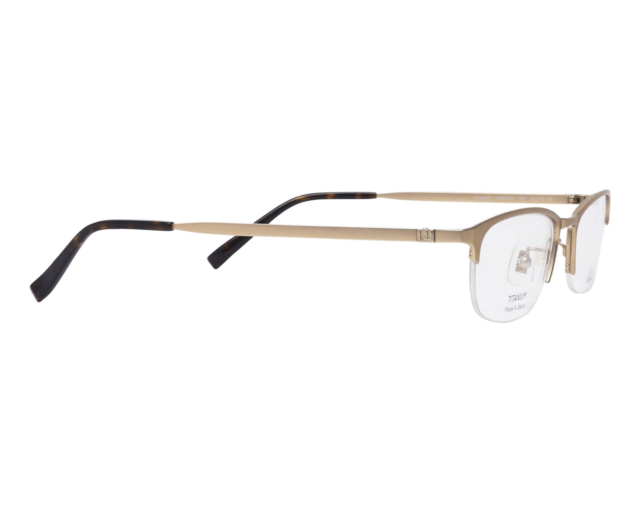 Dunhill DU0019OJ 003 52-18 Gold  Seitenansicht