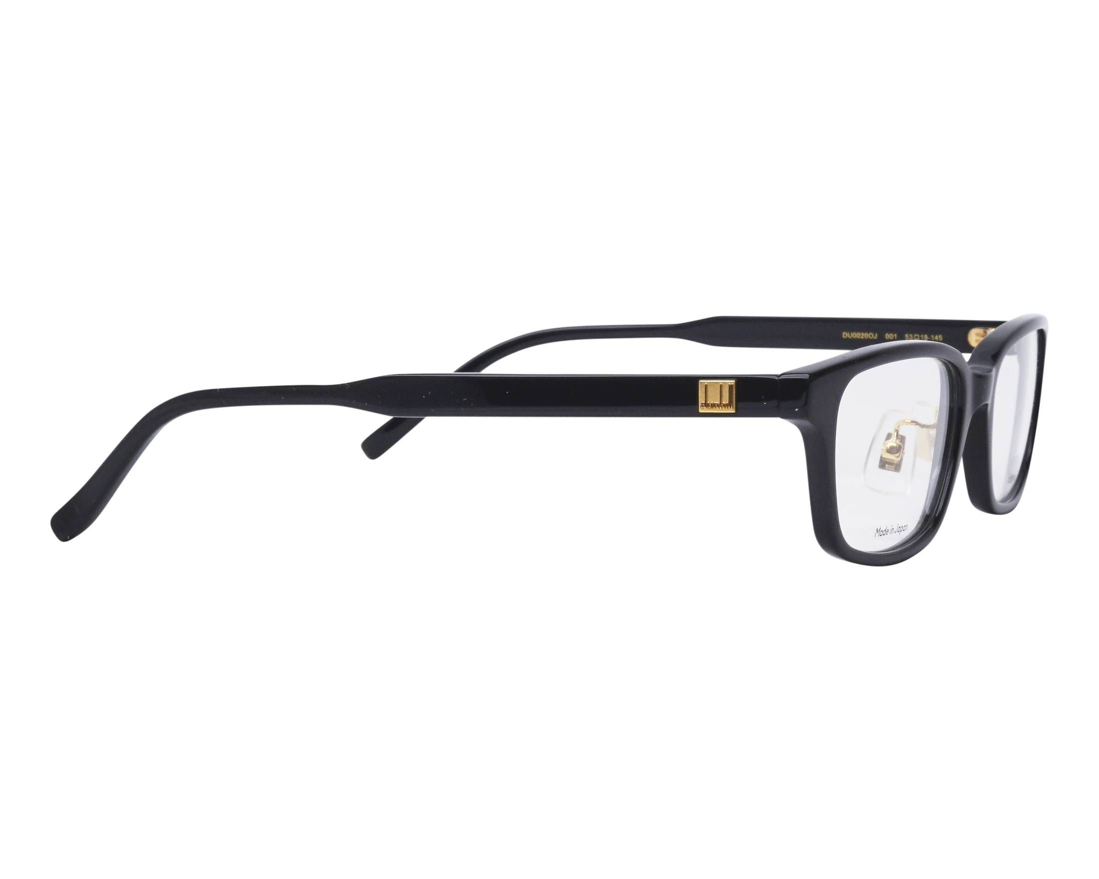 Dunhill DU0020OJ 001 53-18 Negra  Seitenansicht