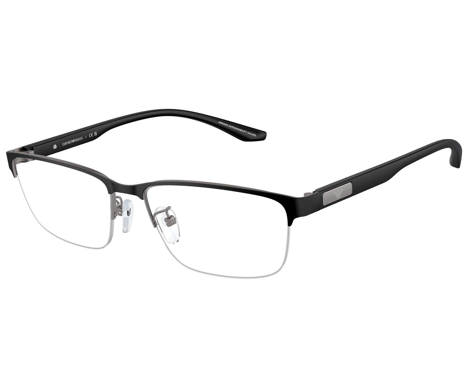 Emporio Armani EA1147 3365 57-17 Grey  360-Grad-Ansicht 1