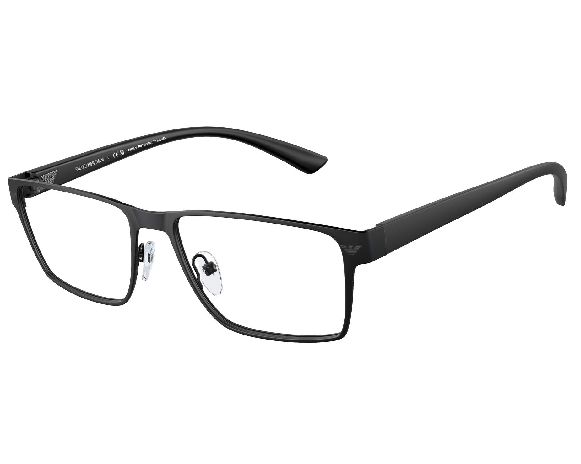 Emporio Armani EA1157 3001 55-17 schwarz  360-Grad-Ansicht 1