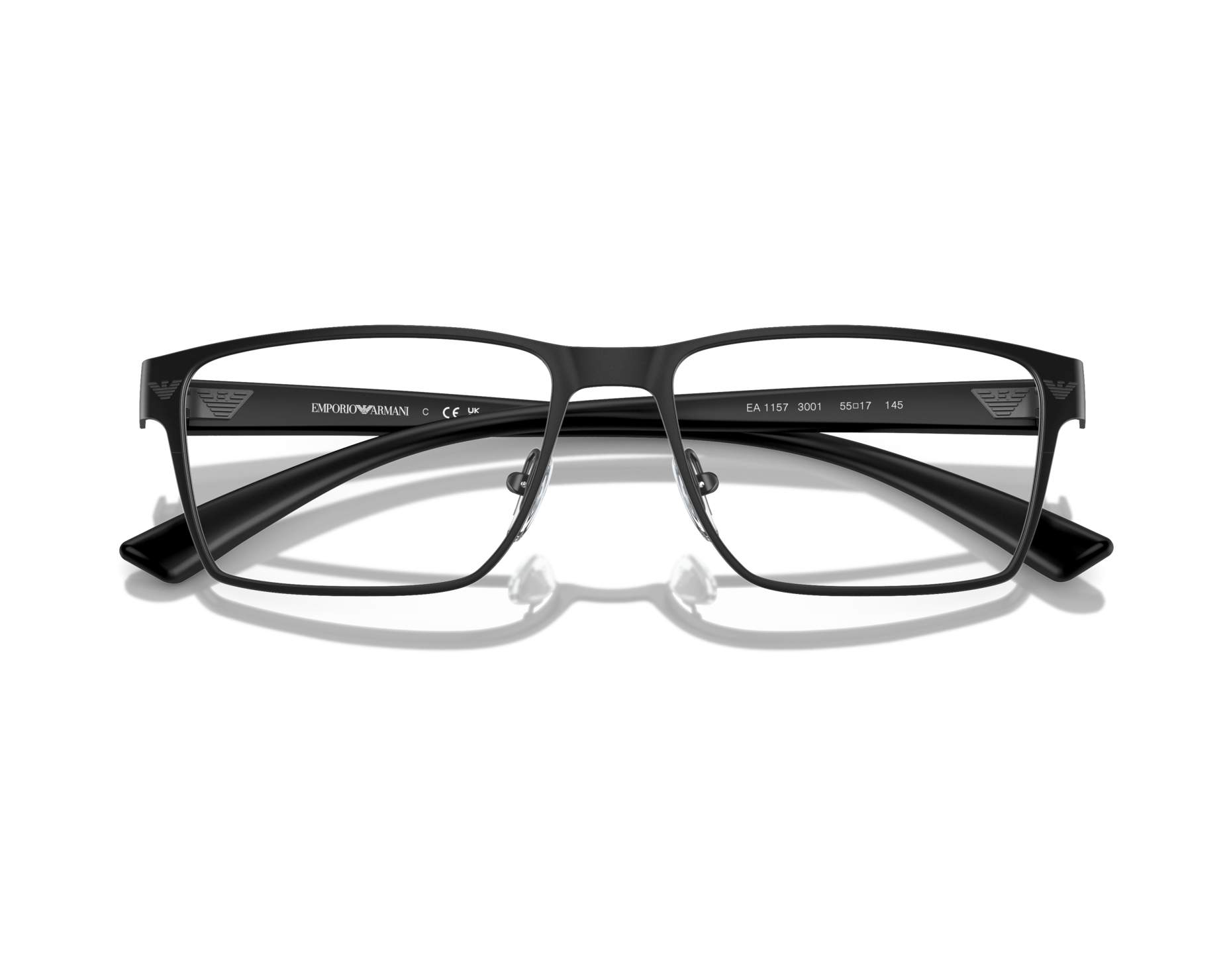 Emporio Armani EA1157 3001 55-17 schwarz  360-Grad-Ansicht 5