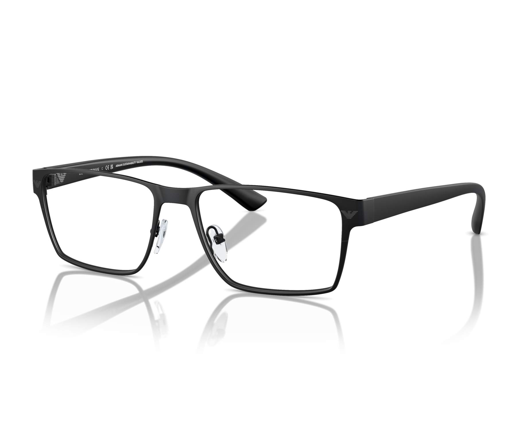 Emporio Armani EA1157 3001 55-17 schwarz  360-Grad-Ansicht 8