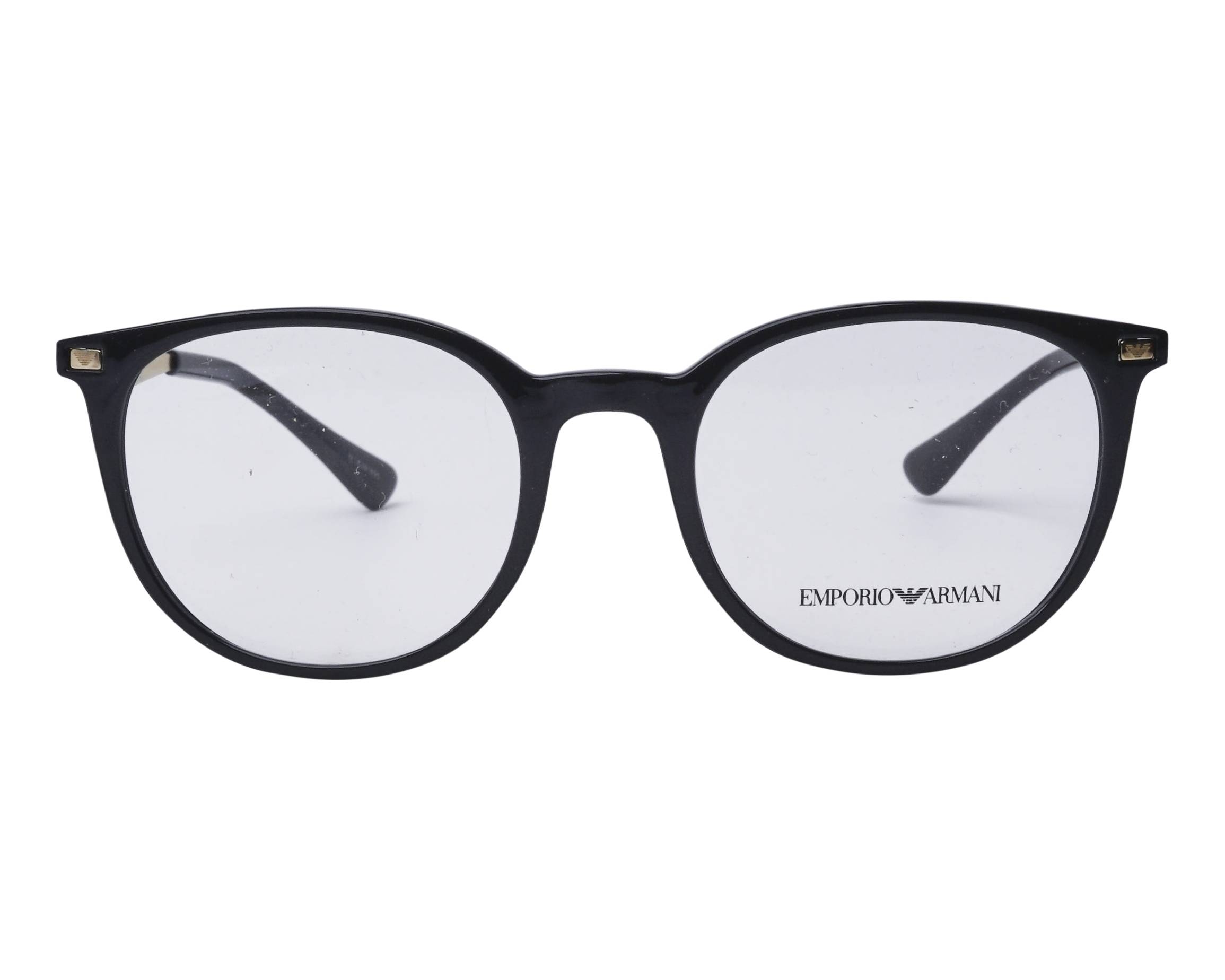 Emporio Armani EA-3168 5001 52-20 schwarz  Vorderansicht