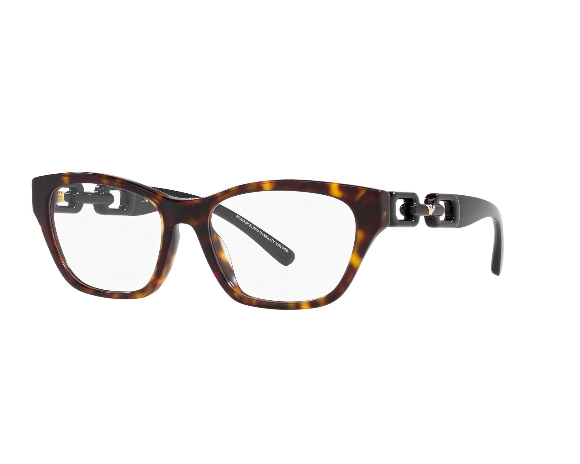 Emporio Armani EA3223U 5026 54-17 Havana  360-Grad-Ansicht 3