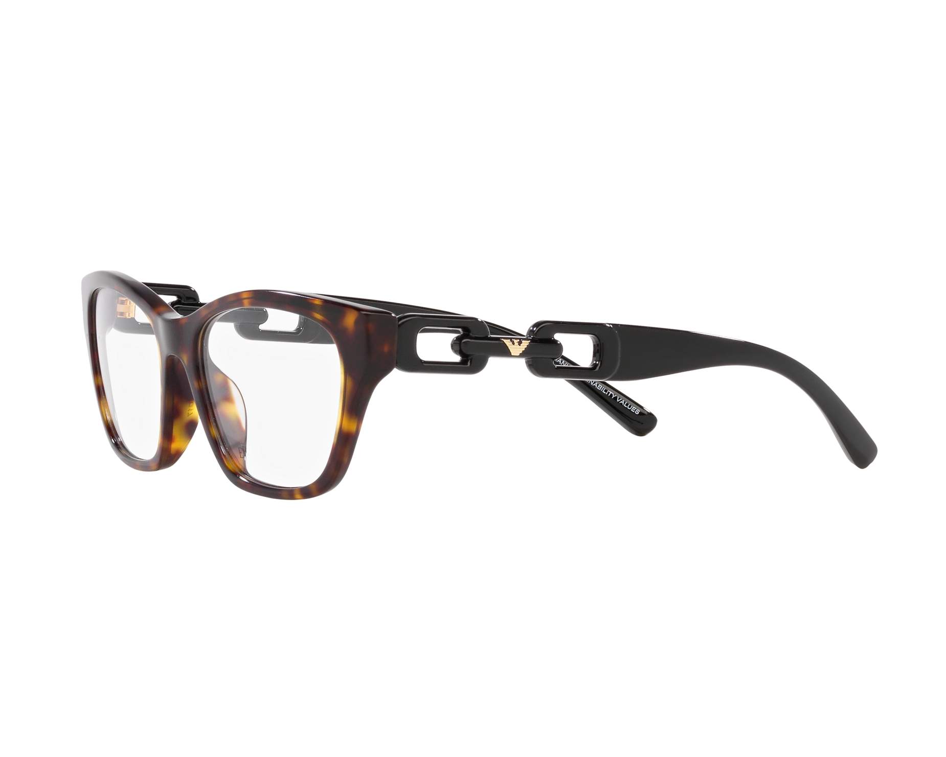 Emporio Armani EA3223U 5026 54-17 Havana  360-Grad-Ansicht 4