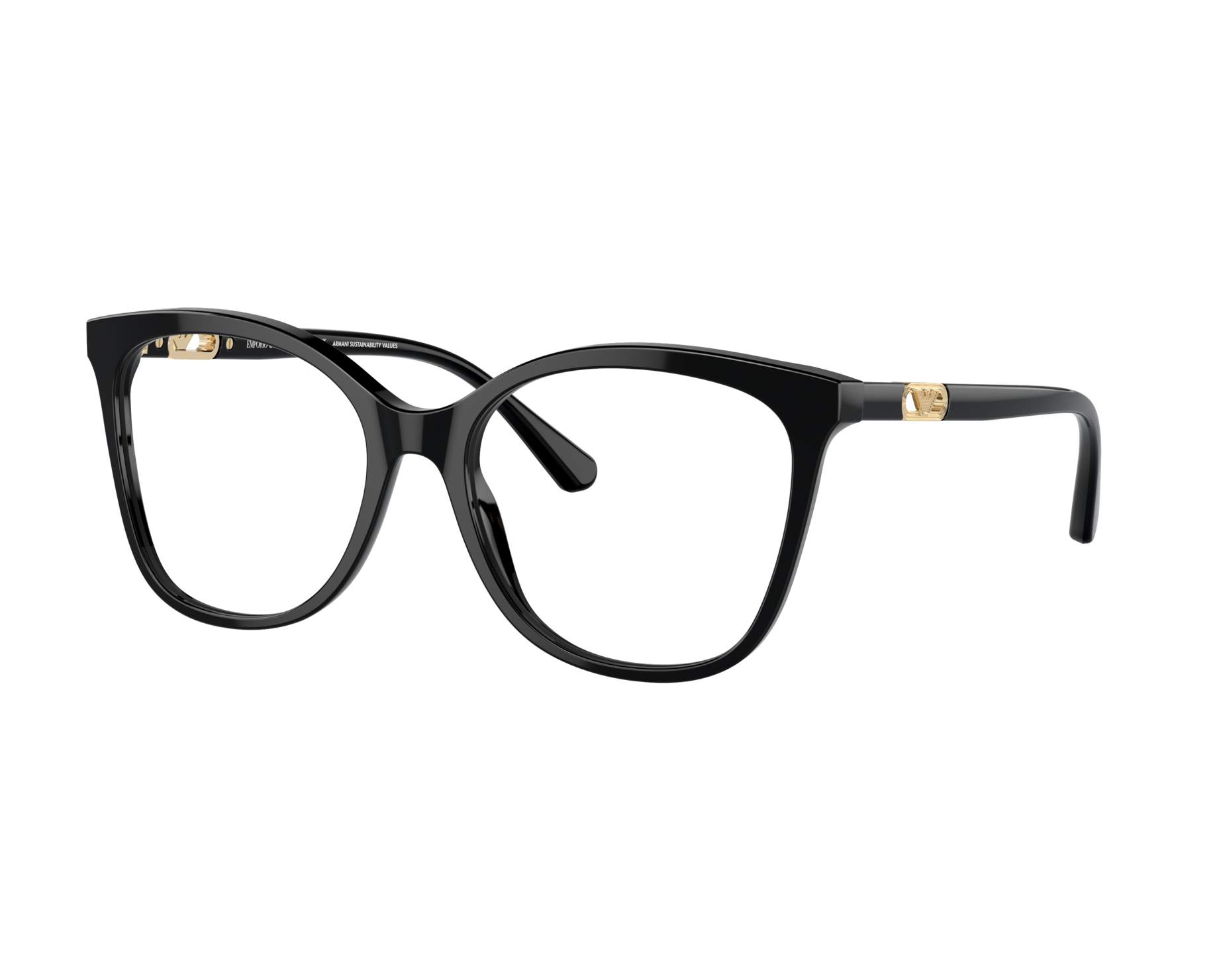 Emporio Armani EA3231 5017 54-17 Black  360-Grad-Ansicht 3