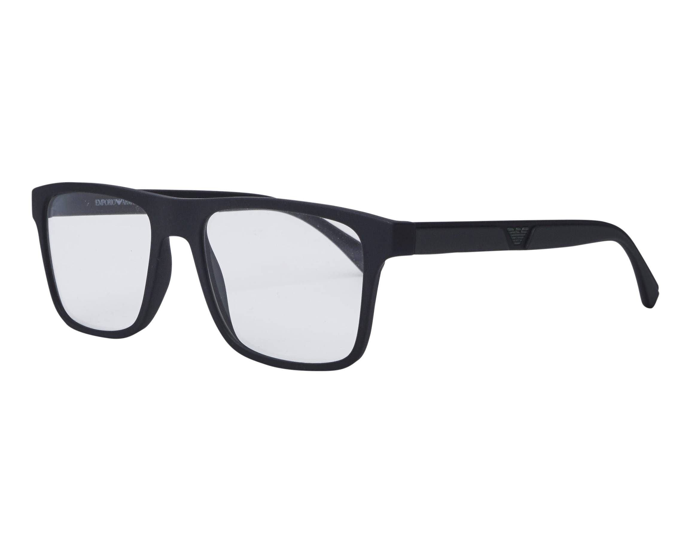 Emporio Armani EA-4115 58531W 54-18 Black Khaki 360-Grad-Ansicht 1