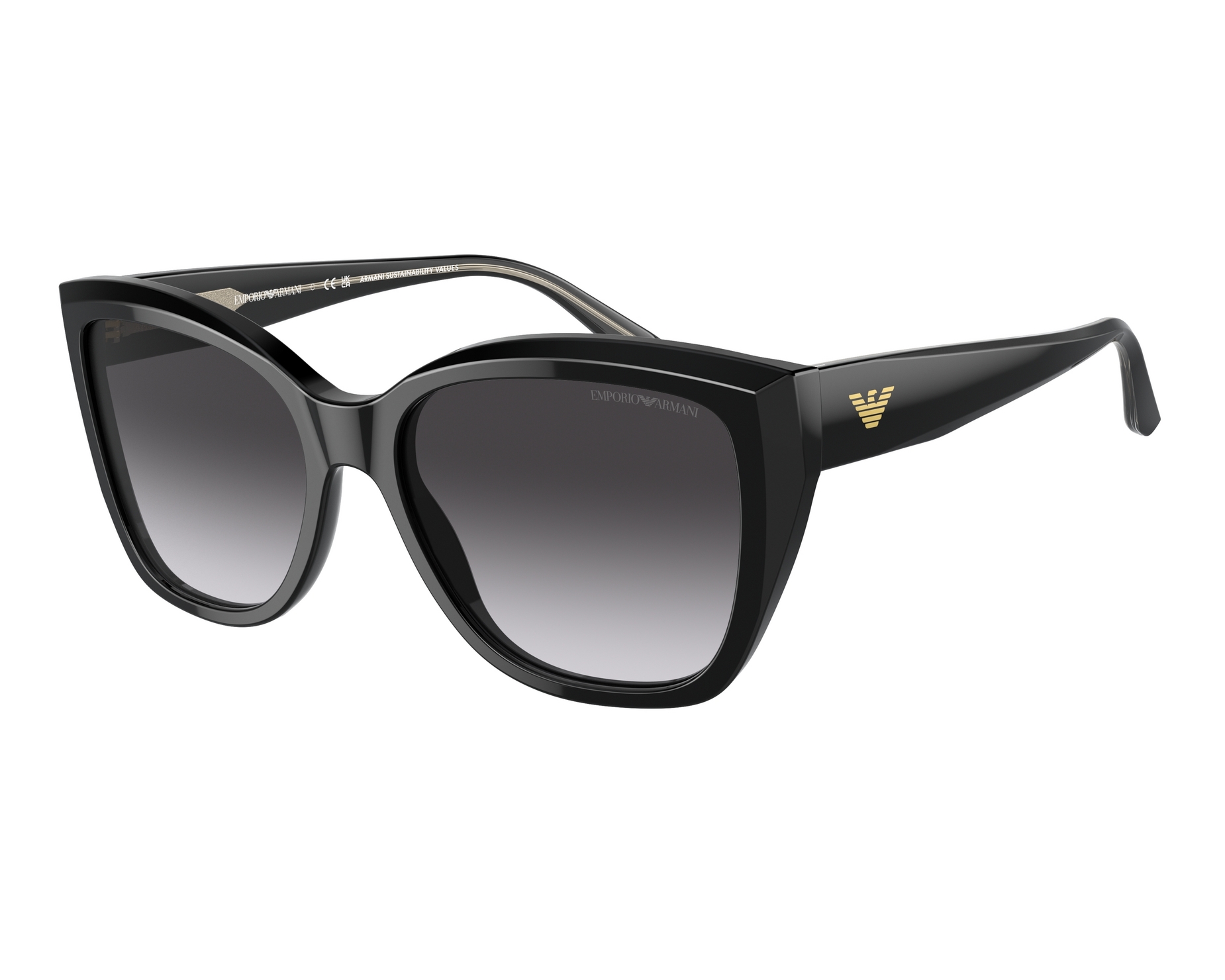 Emporio Armani EA4198 50178G 55-17 schwarz  360-Grad-Ansicht 1