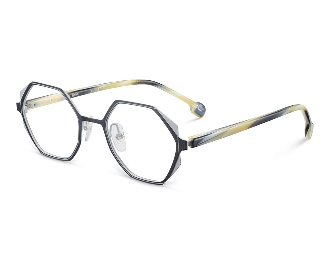 Etnia Barcelona EVE BKHO 49-21 schwarz horn 360-Grad-Ansicht 4