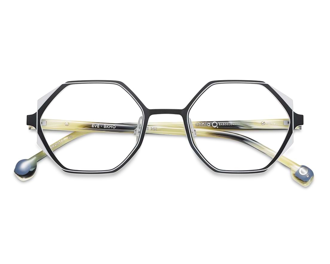 Etnia Barcelona EVE BKHO 49-21 schwarz horn 360-Grad-Ansicht 5