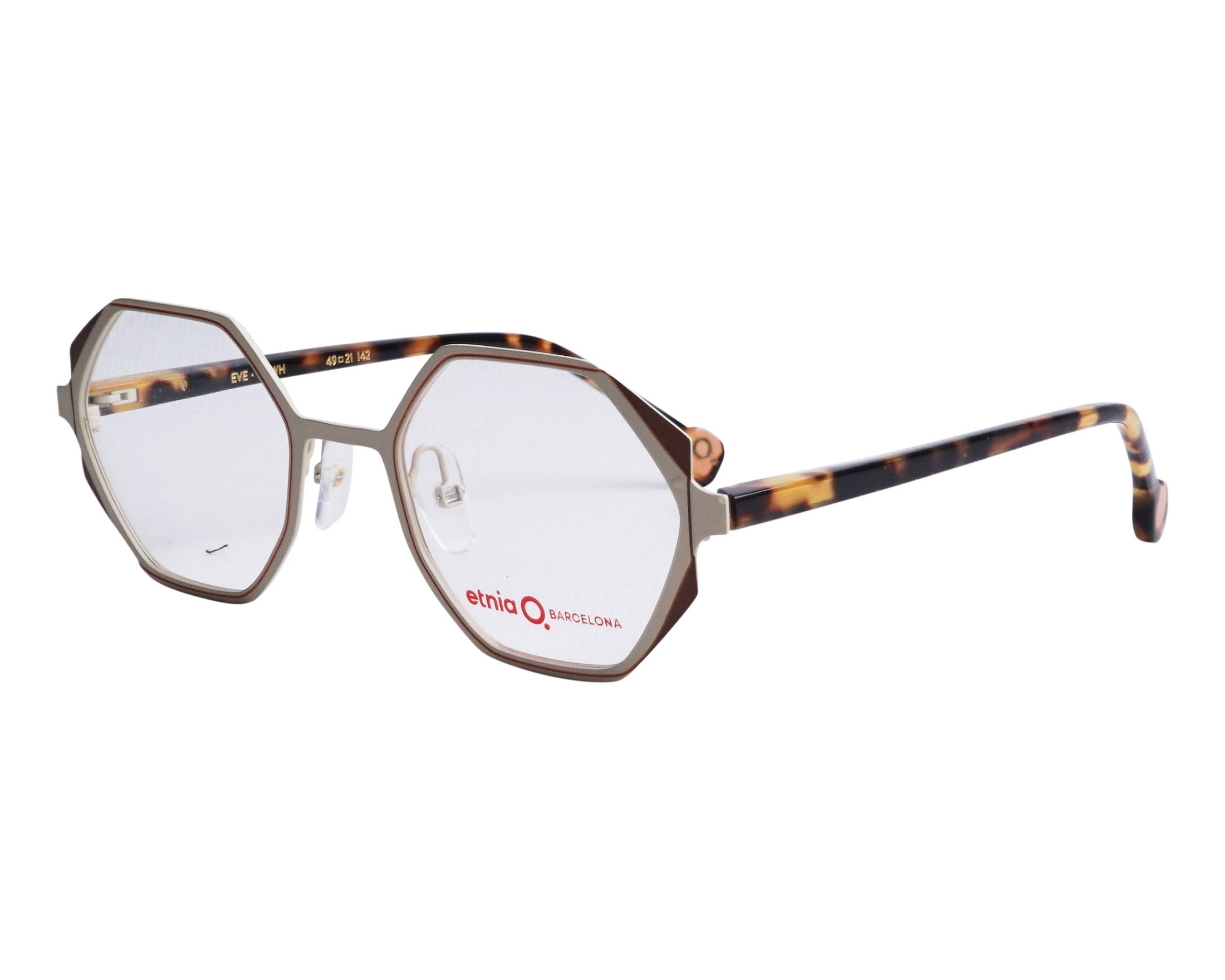 Etnia Barcelona EVE BRWH 49-21 braun weiß Vorderansicht
