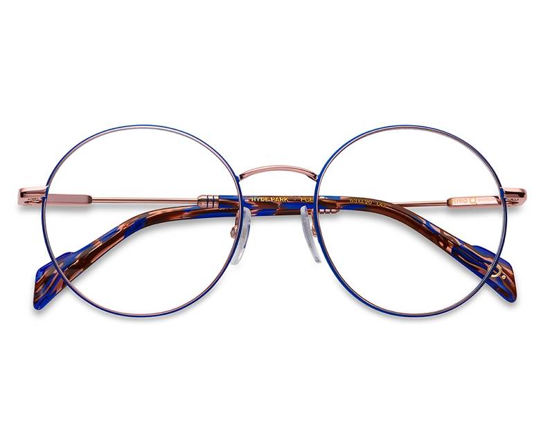 Etnia Barcelona HYDE PARK PGBL 53-20 Blue Rose gold Profilansicht