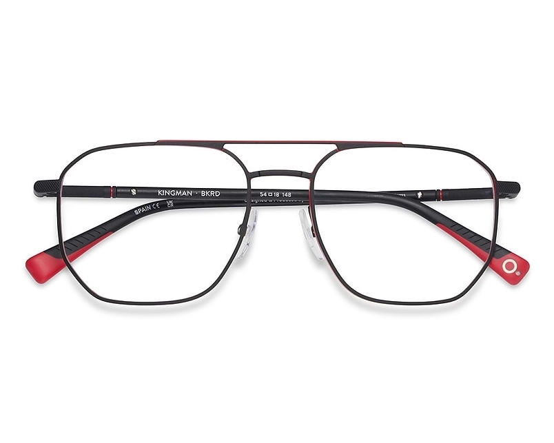 Etnia Barcelona KINGMAN BKRD 54-18 Black Red Profilansicht
