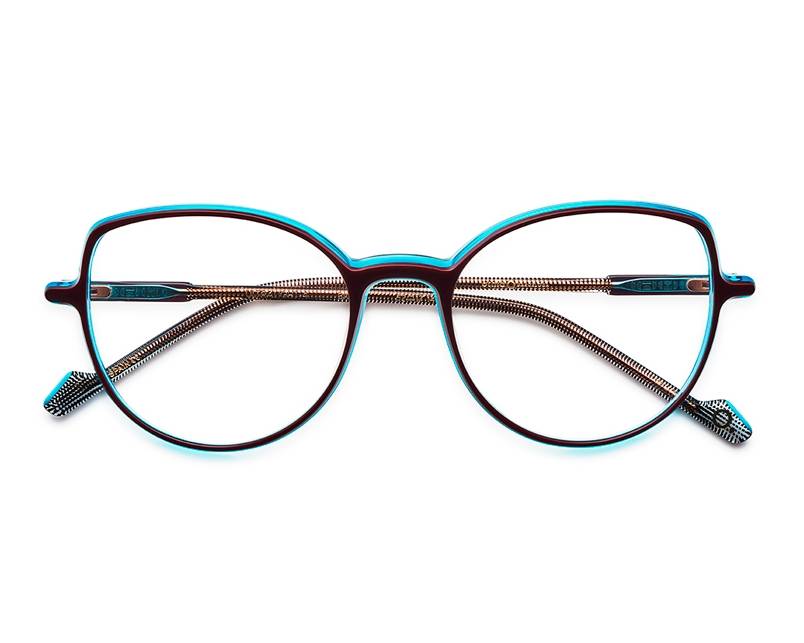 Etnia Barcelona ULTRALIGHT 4 BXTQ 52-17 bordeaux türkis Vorderansicht