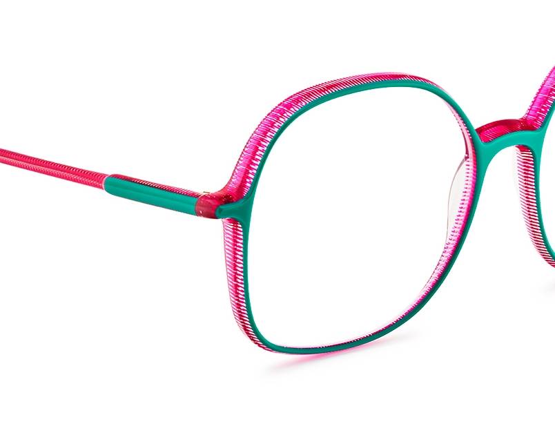 Etnia Barcelona ULTRALIGHT 8 TQFU - türkis violett Seitenansicht