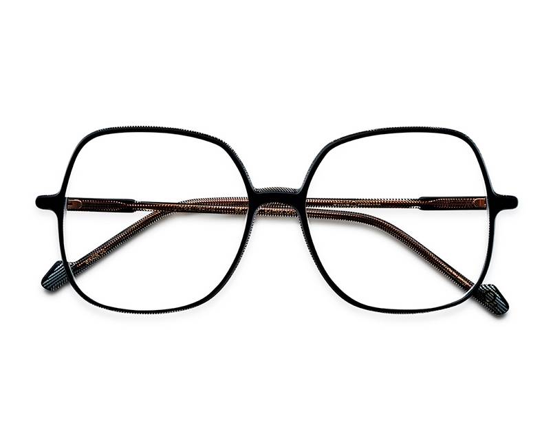 Etnia Barcelona ULTRALIGHT 9 BK 54-15 schwarz  Vorderansicht