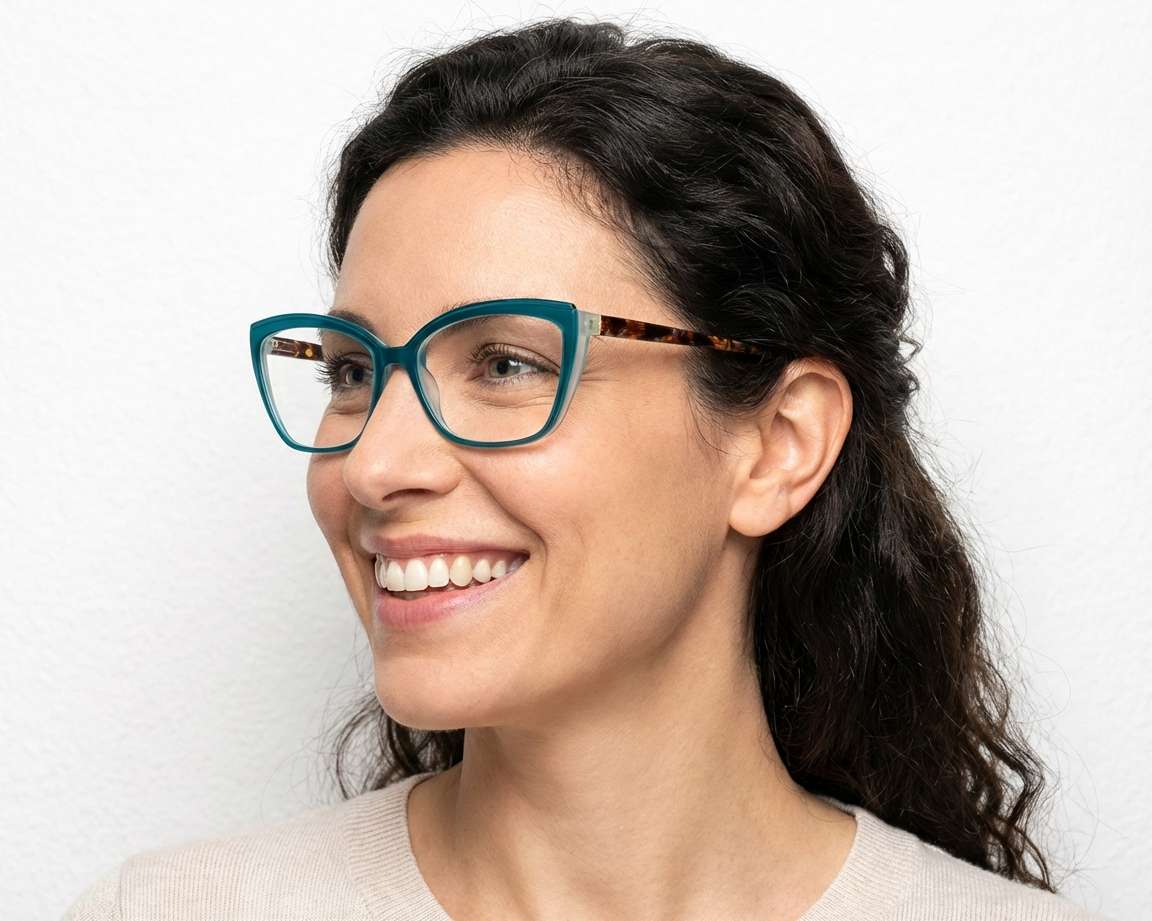 Etnia Barcelona ZAZ TQHV 54-15 Turquoise Havane andere Ansicht