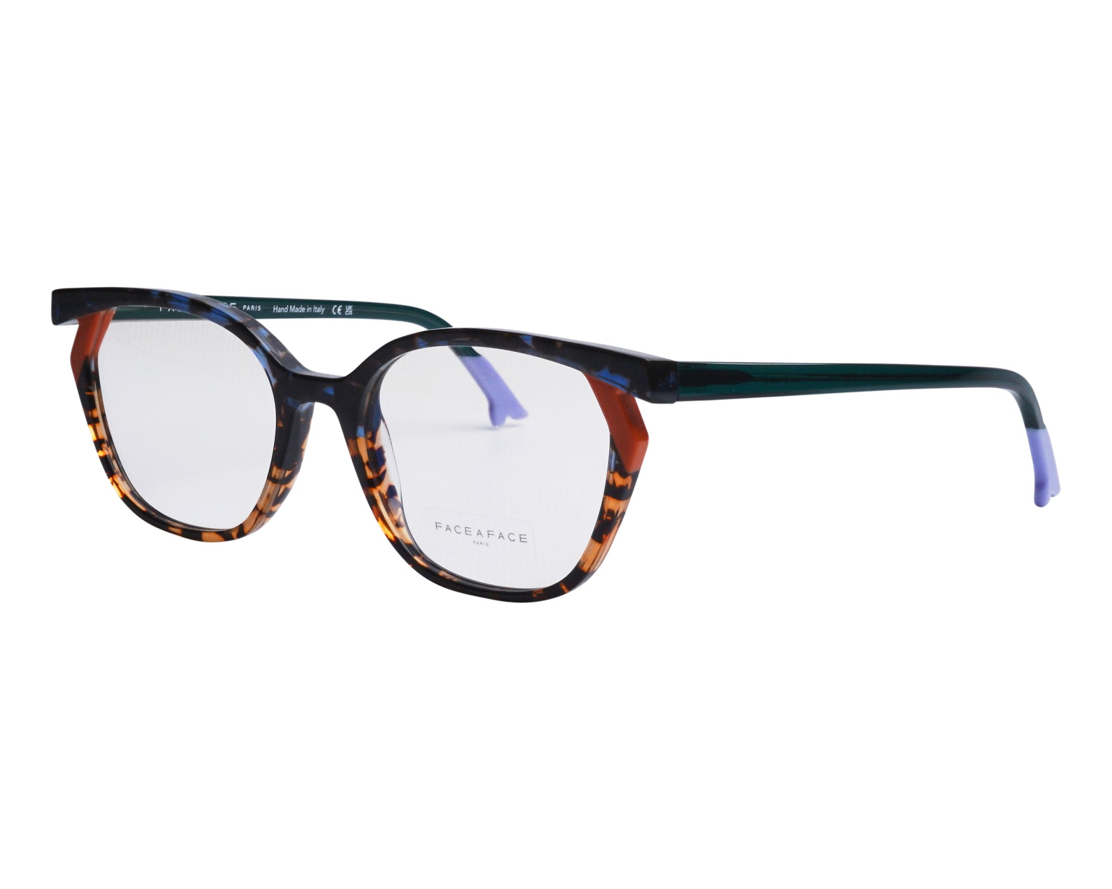 Face a Face BOCCA-KUMA-3 6205 53-18 Bleu Orange Profilansicht