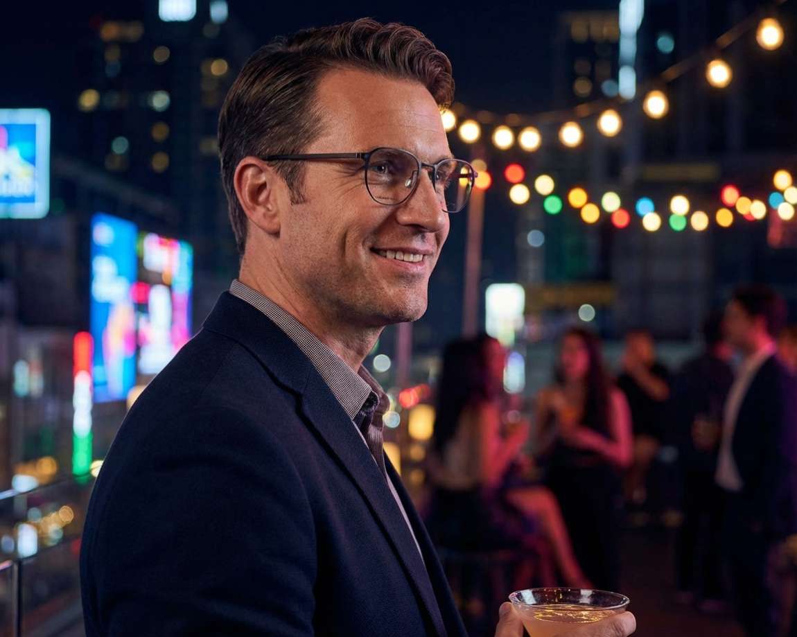 Flexon B-2032 002 52-20 schwarz bronze 360-Grad-Ansicht 4