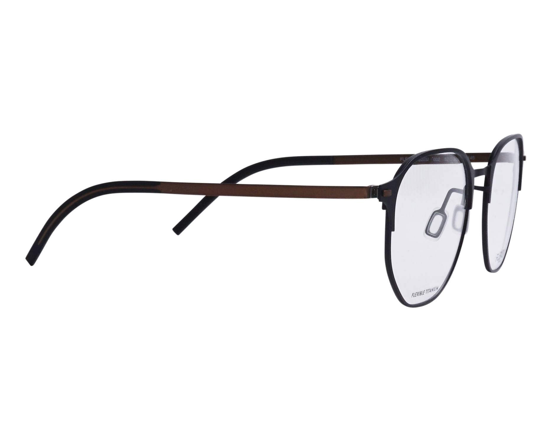 Flexon B-2032 002 52-20 schwarz bronze 360-Grad-Ansicht 2