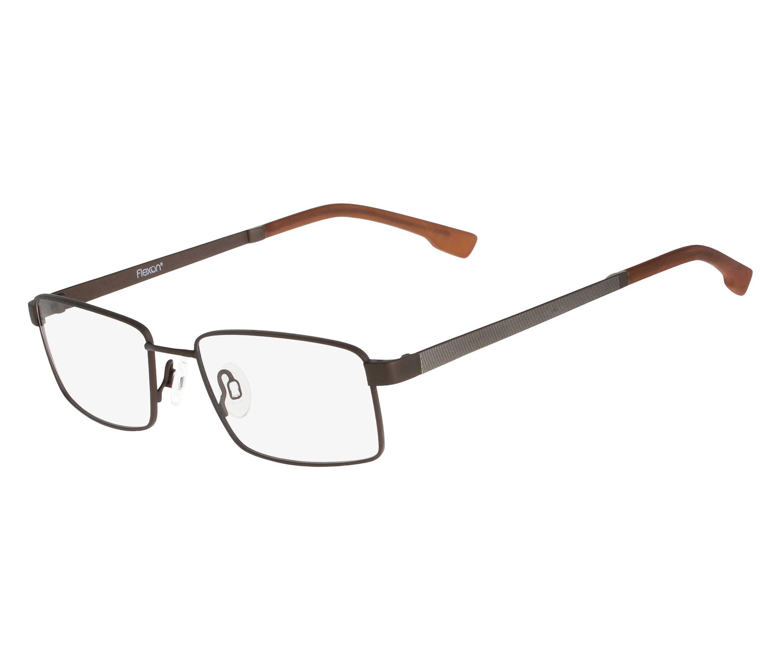 Flexon E1028 210 - braun stahlfarben Profilansicht